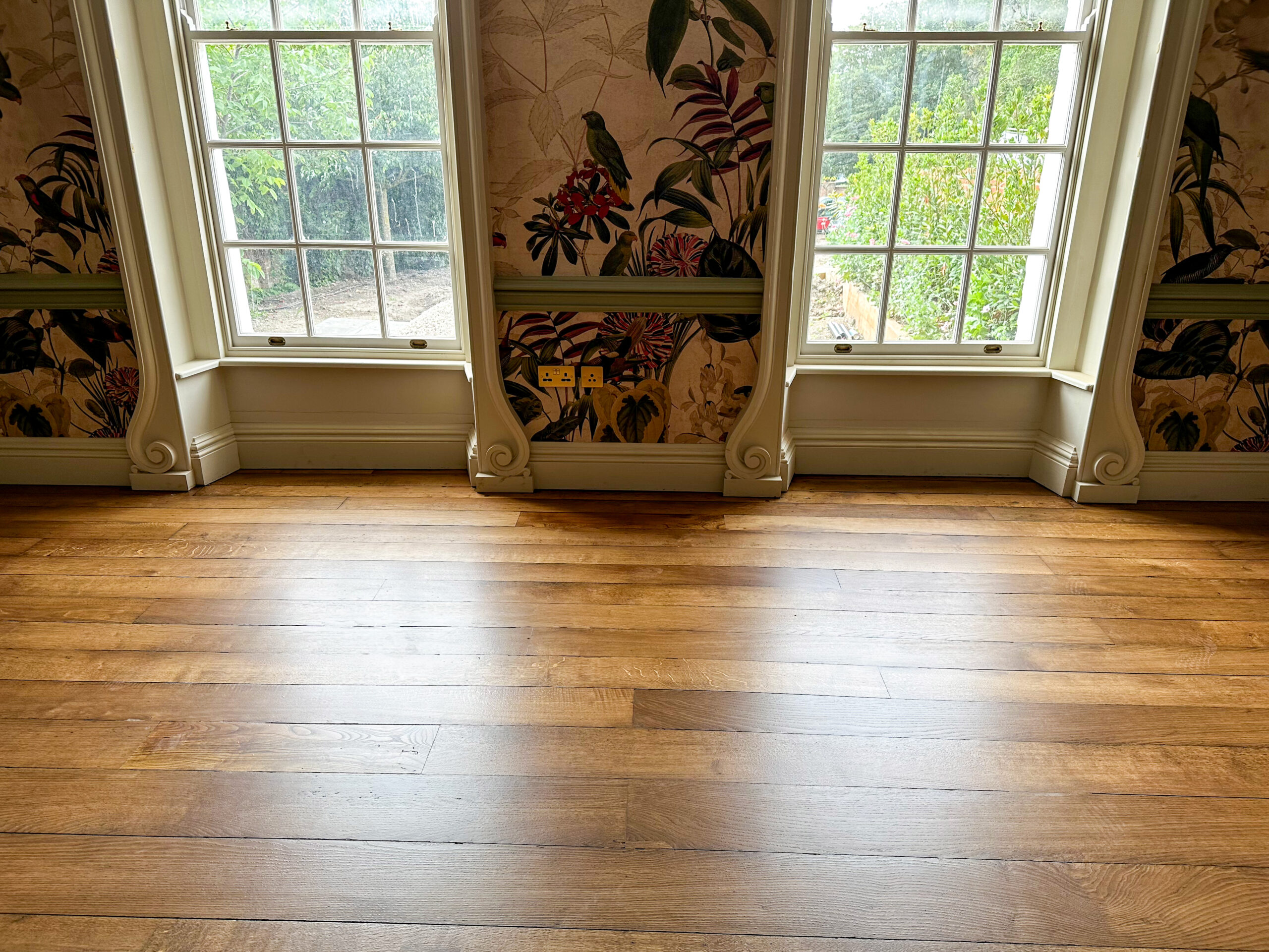 Original Oak Plank Wood Floorboard Sanding, Salisbury
