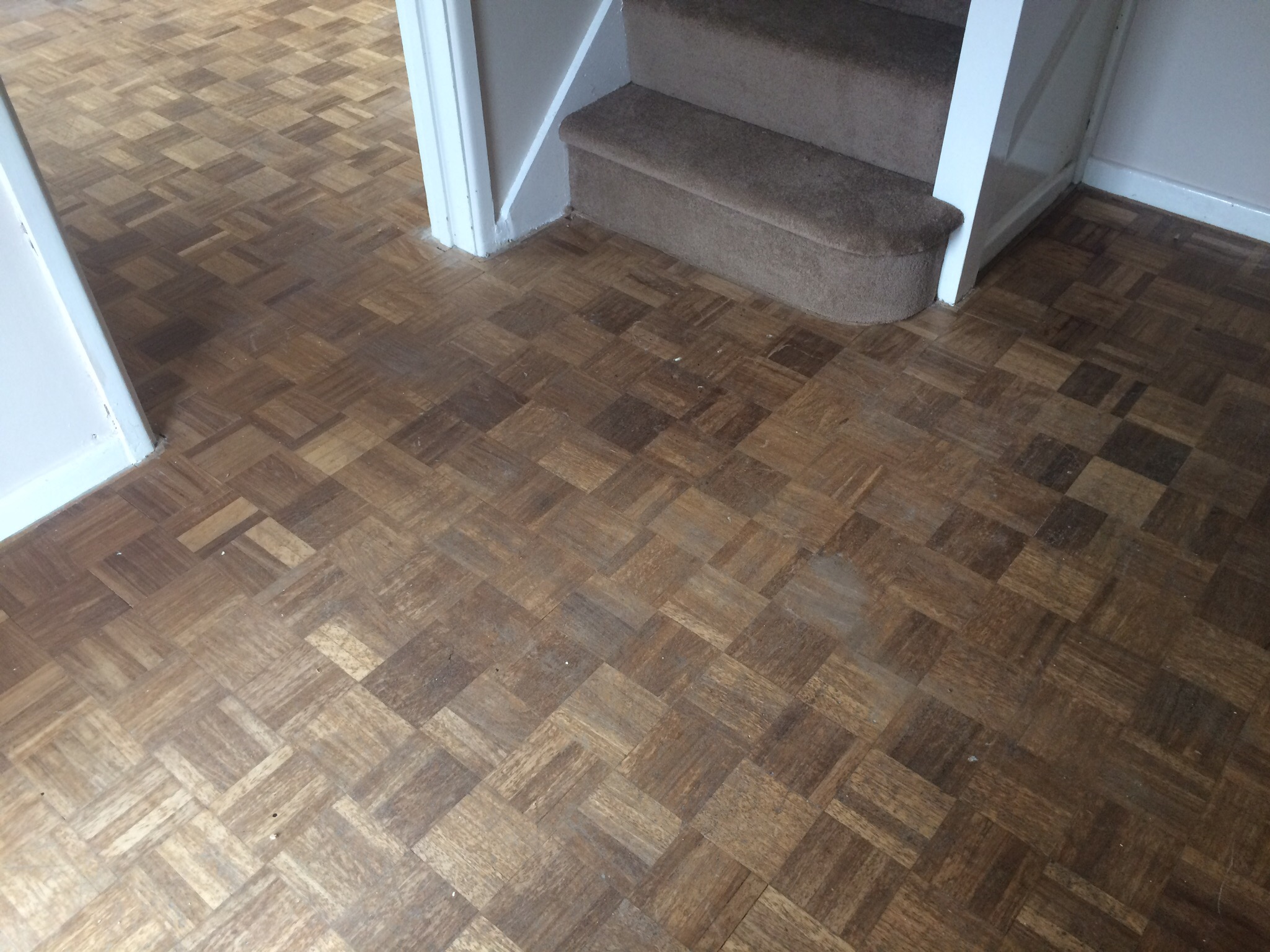 Much better - sanded, filled and finished with Bona Lacquer Wimborne