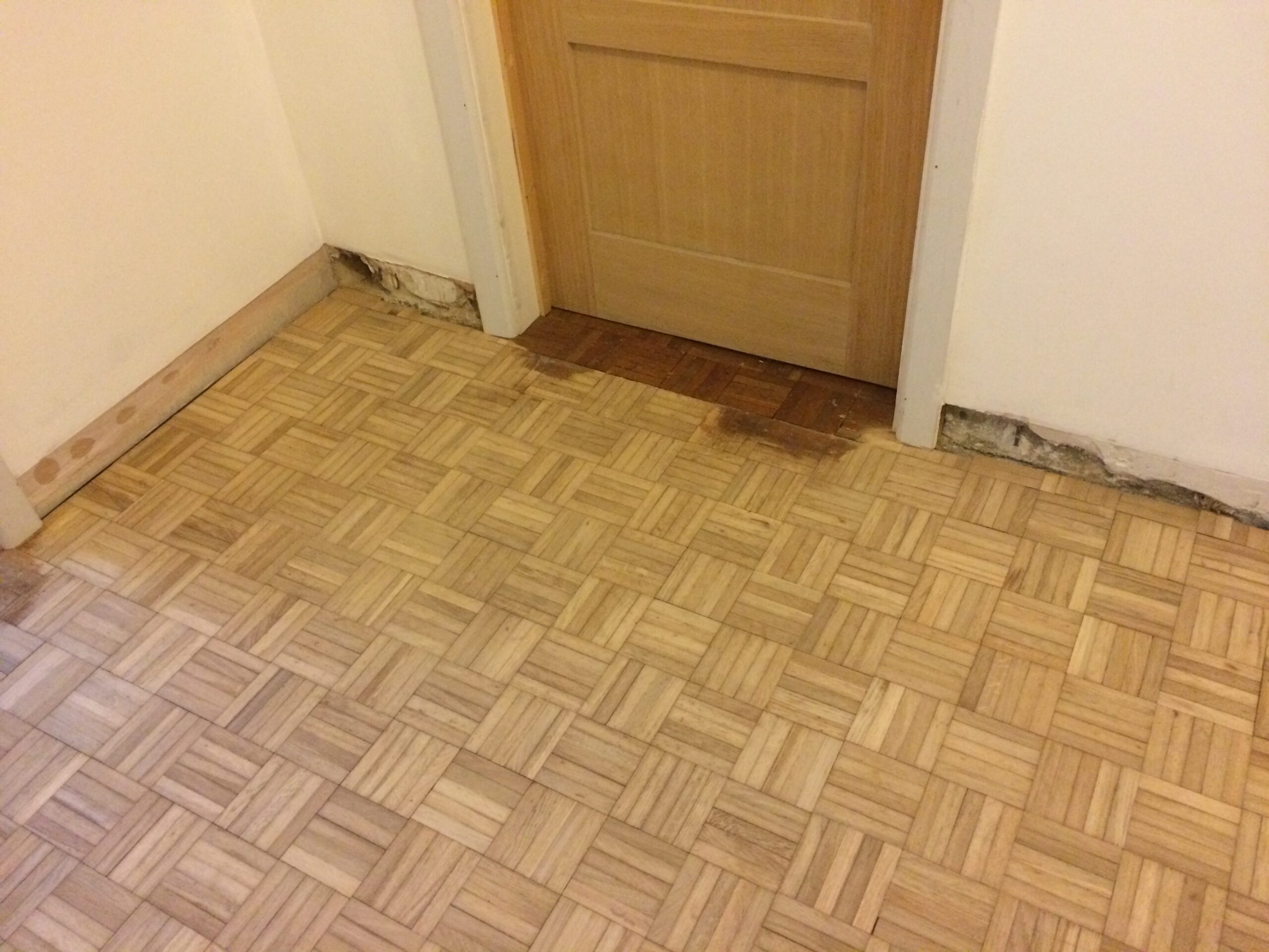 Oak Mosaic Parquet Floor Repaired, Extended & Restored, Winchester