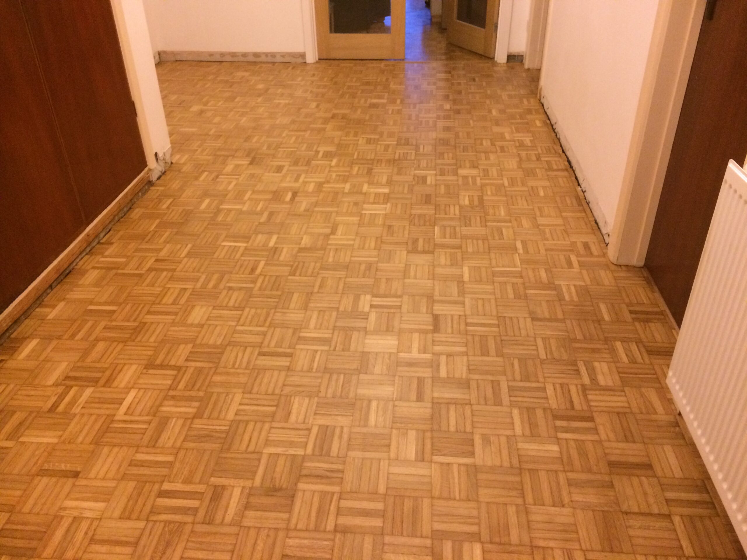 Oak Mosaic Parquet Floor Repaired, Extended & Restored, Winchester