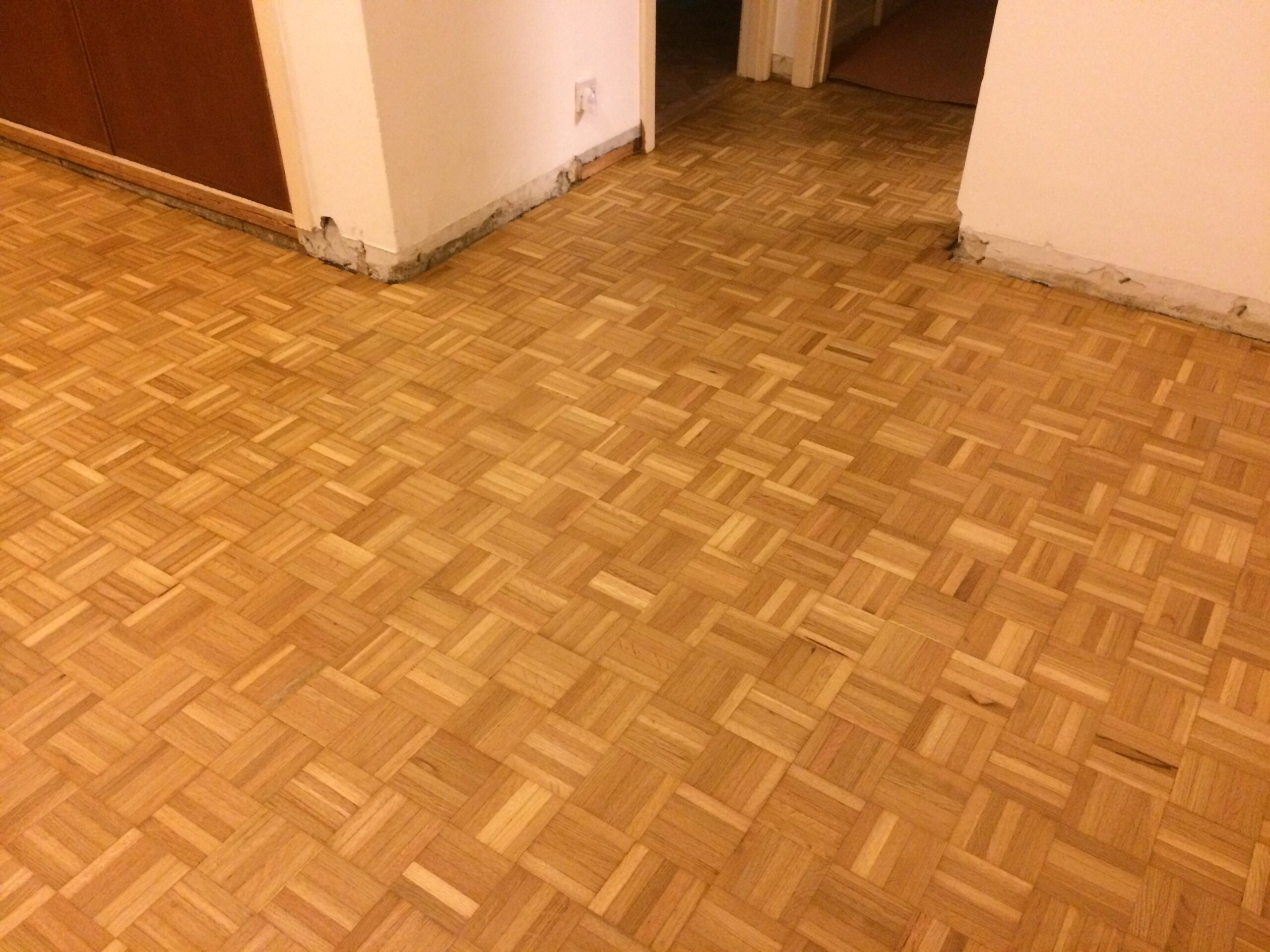 Oak Mosaic Parquet Floor Repaired, Extended & Restored, Winchester