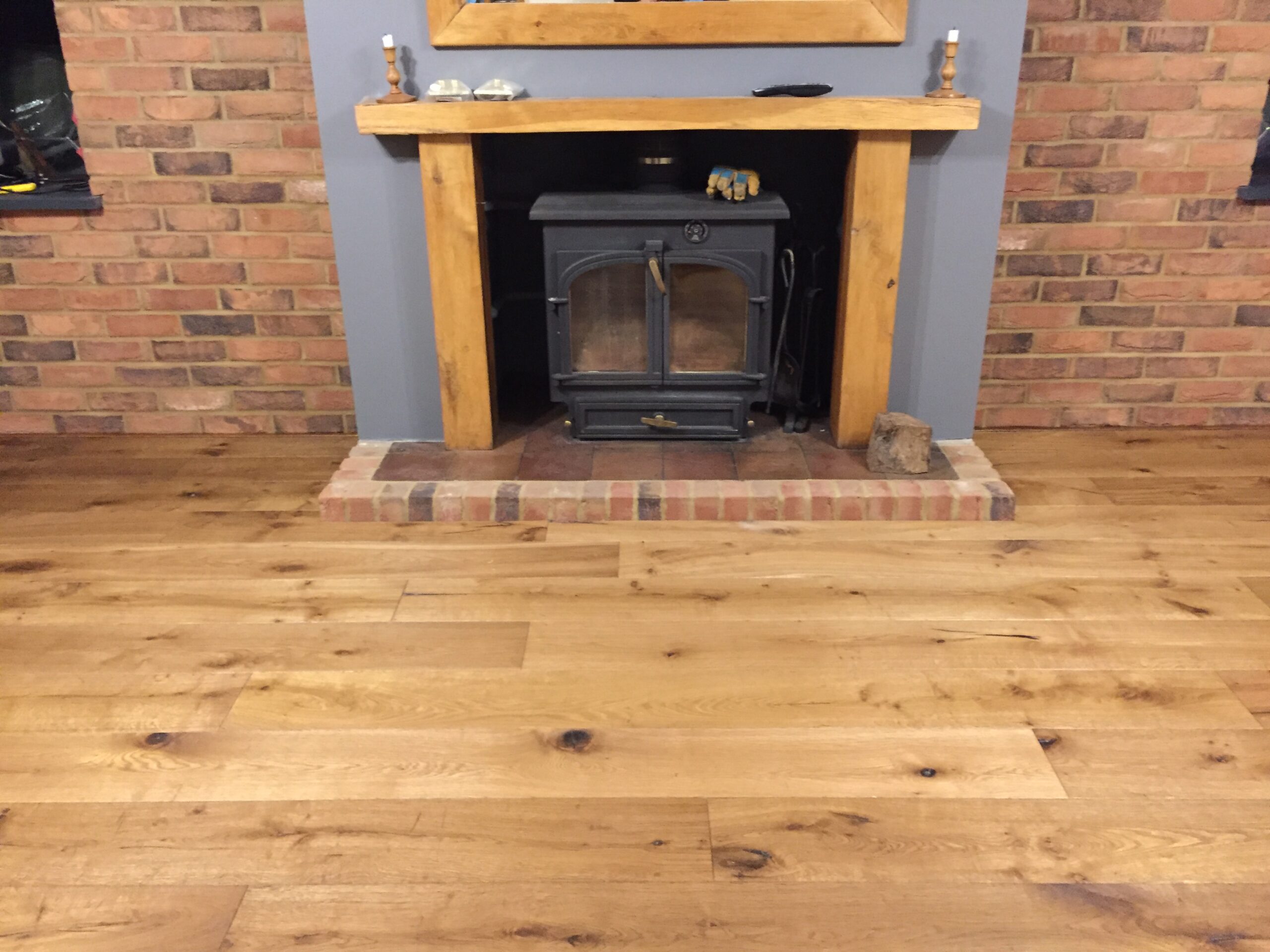 Supplied & Fitted Rustic Oak Plank Wood Flooring, Andover