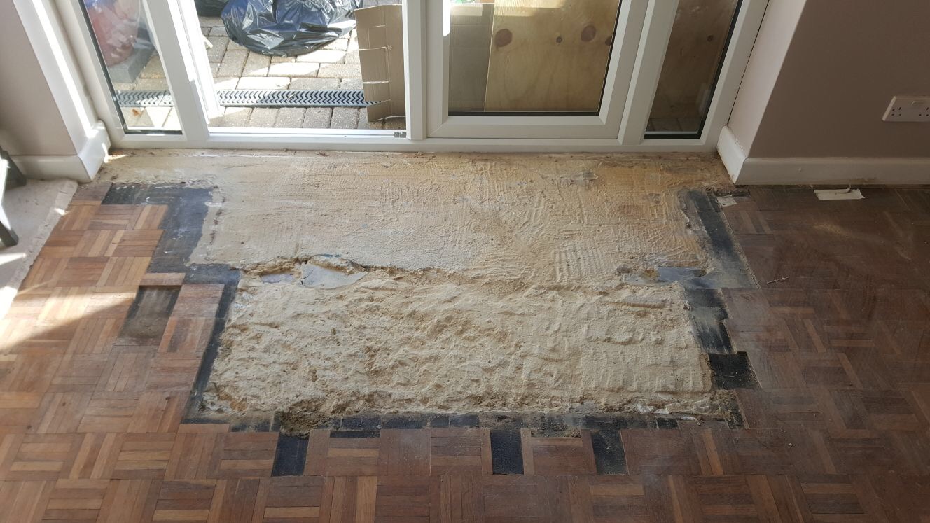 Oak Parquet Mosaic Restoration, Salisbury