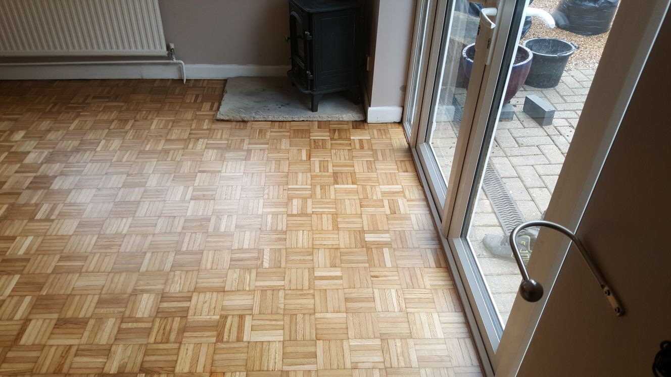 Oak Parquet Mosaic Restoration, Salisbury