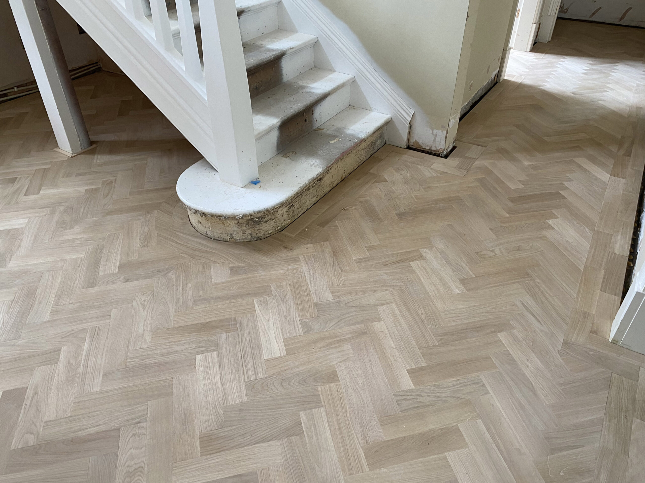 Supplied & Fitted Prime Oak Herringbone Parquet Flooring, Ringwood