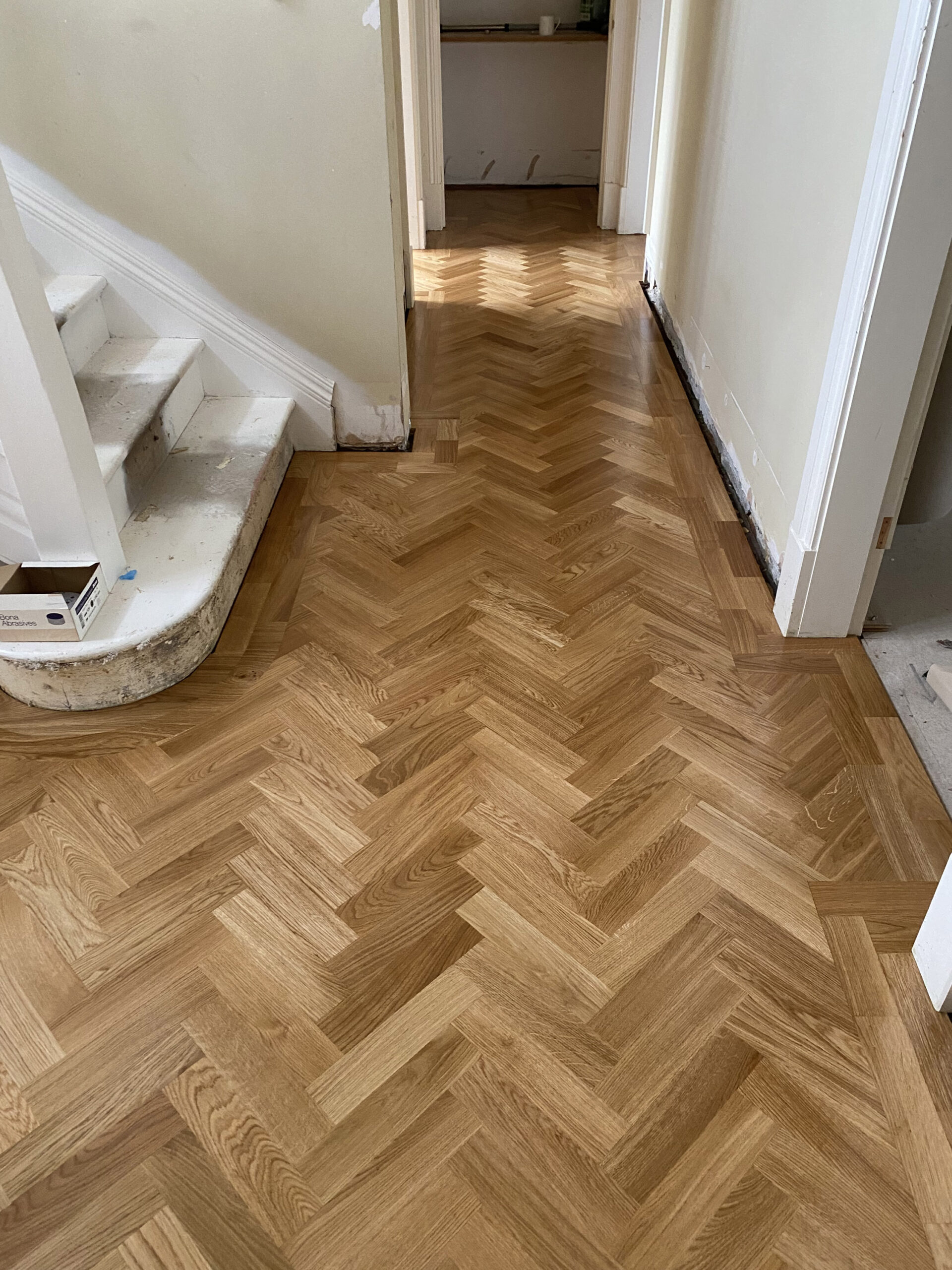 Supplied & Fitted Prime Oak Herringbone Parquet Flooring, Ringwood