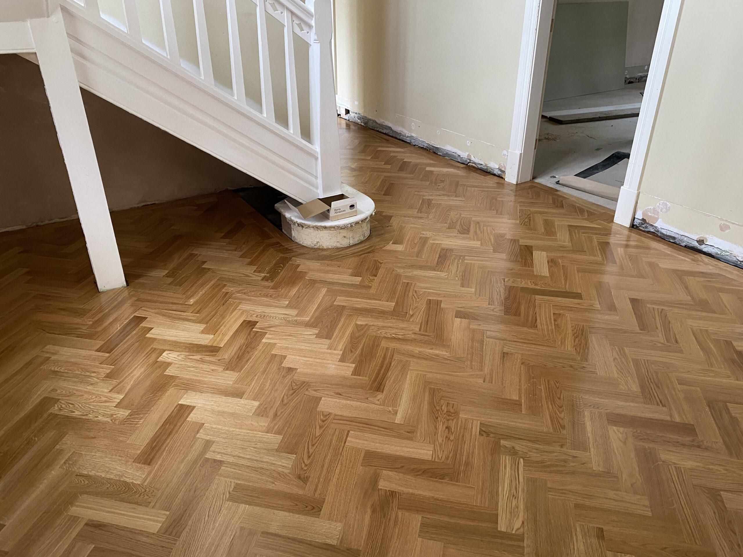 Supplied & Fitted Prime Oak Herringbone Parquet Flooring, Ringwood