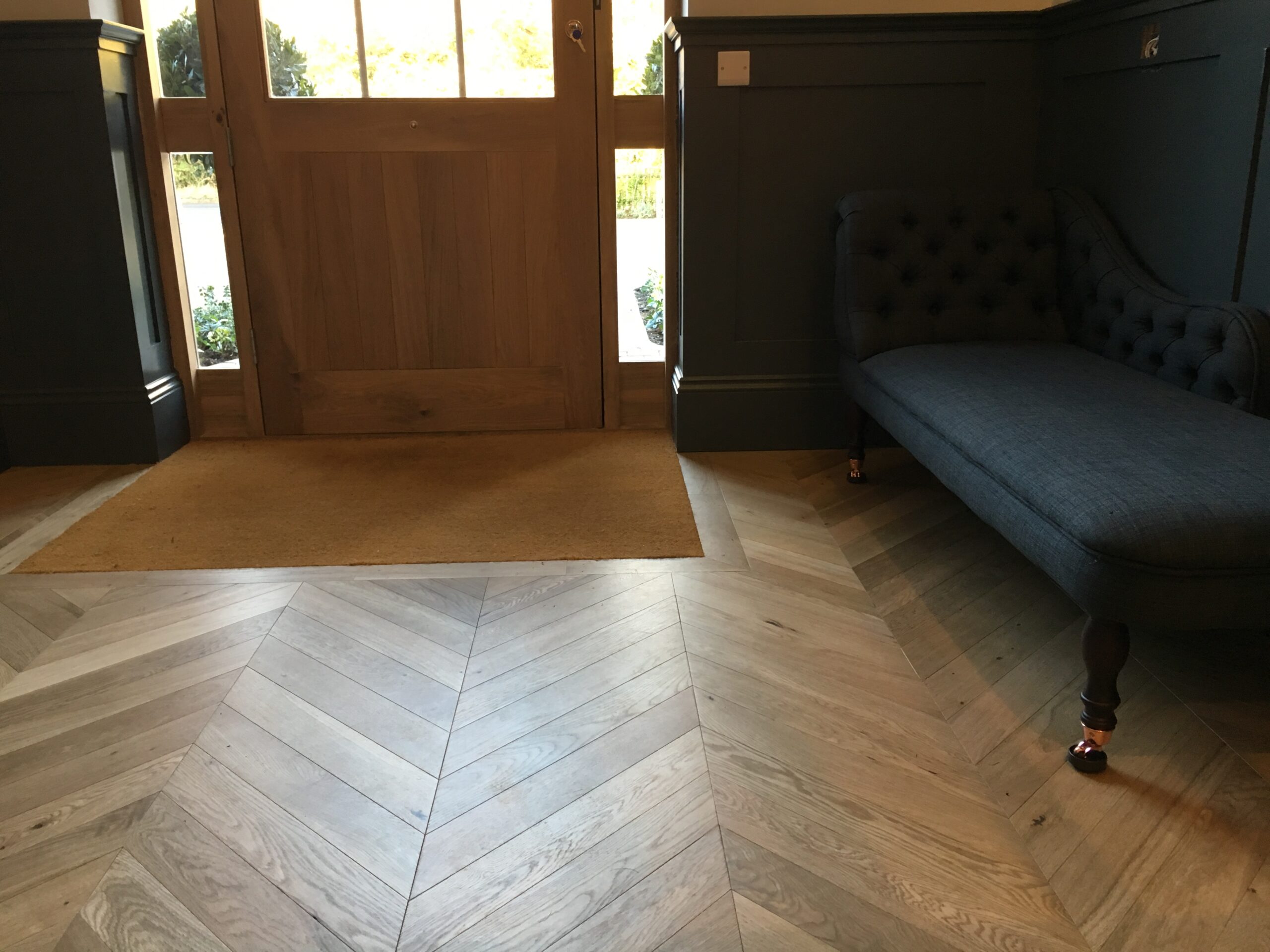 Chevron Parquet Flooring Supplied, Fitted & Finished, Ringwood