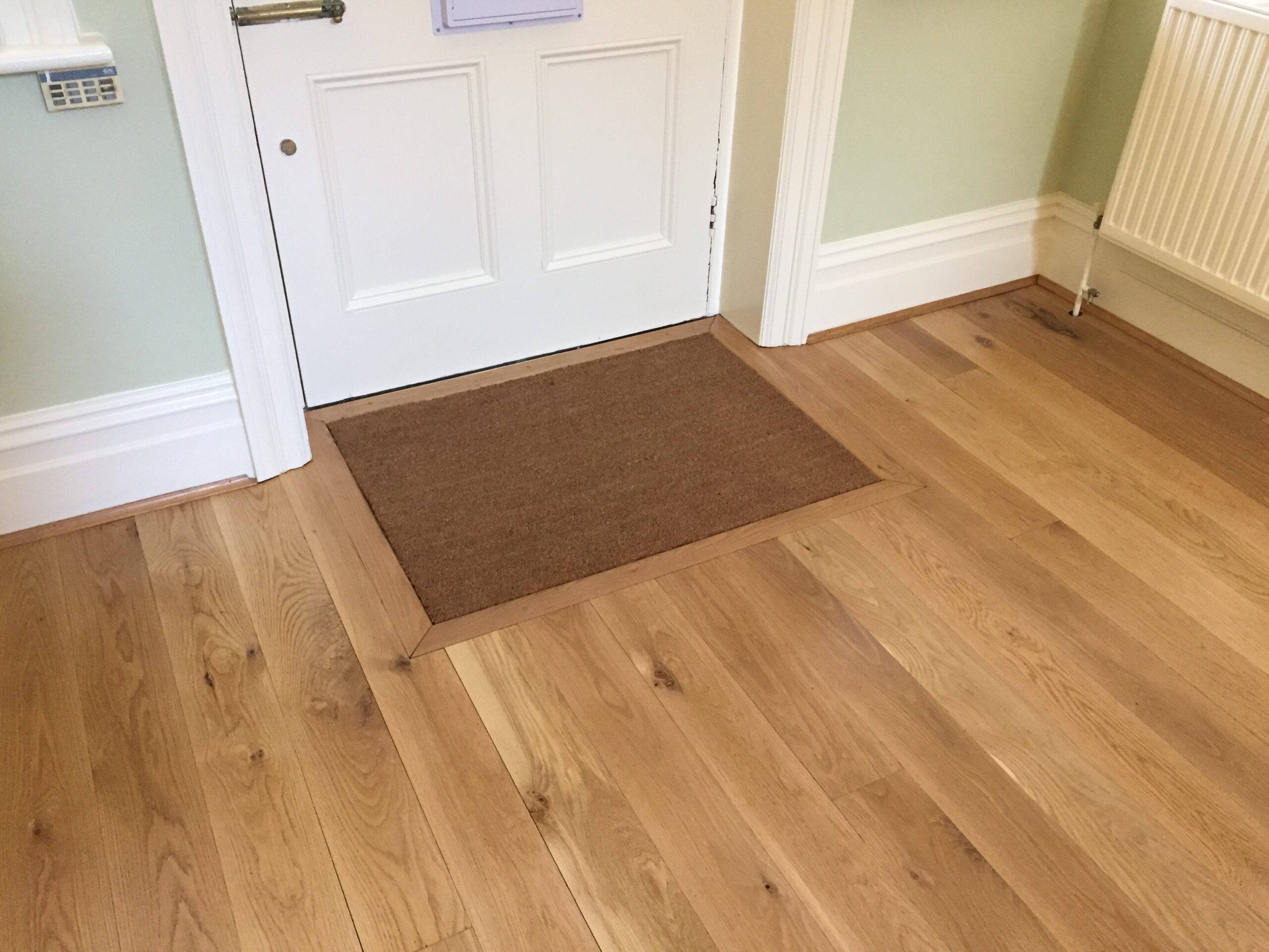 Solid Oak Plank Wood Floor Sanded & Restored, Southampton