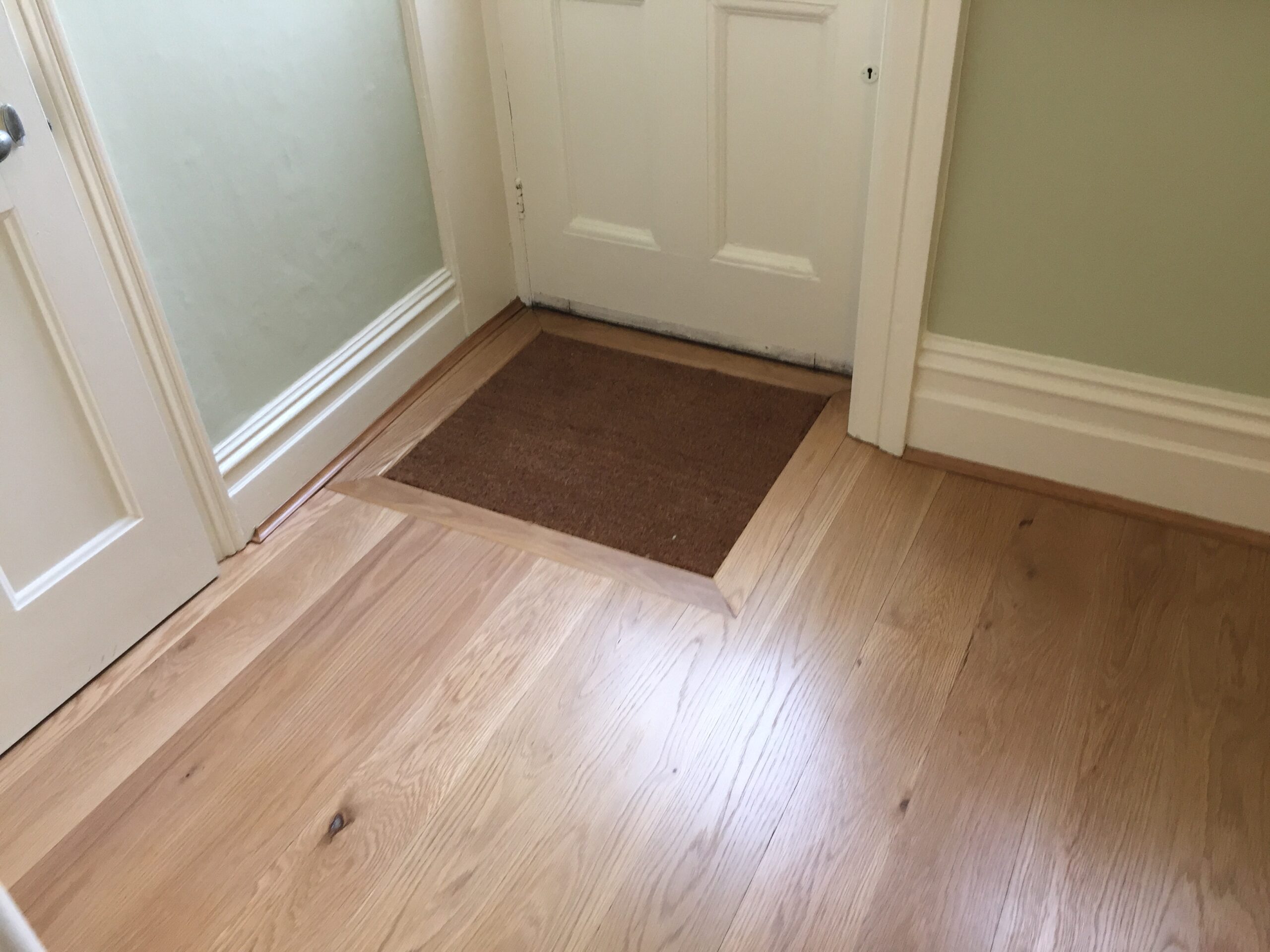 Solid Oak Plank Wood Floor Sanded & Restored, Southampton