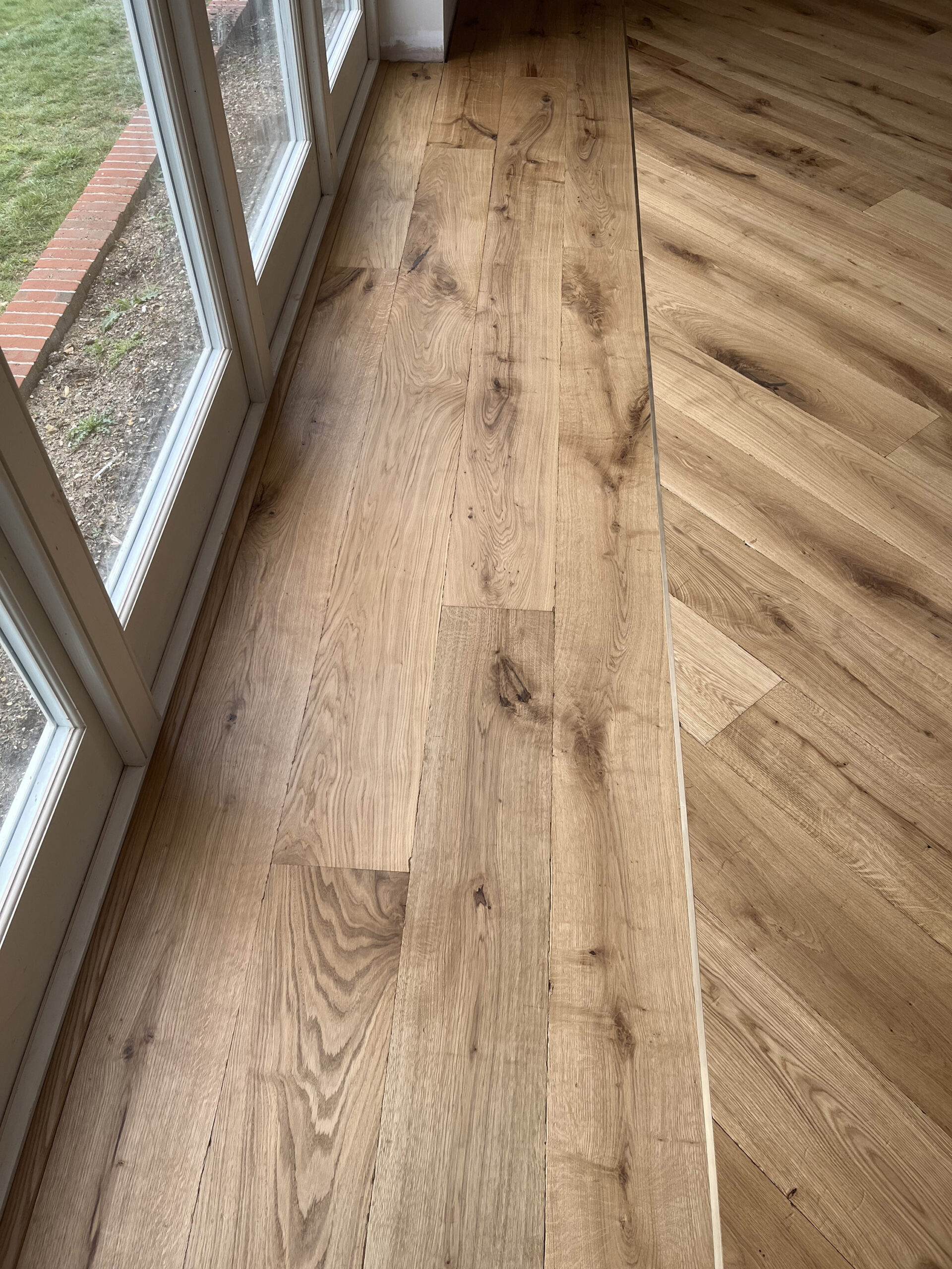 Bespoke Barn Grade Oak Plank Wood Flooring Fitted, Salisbury