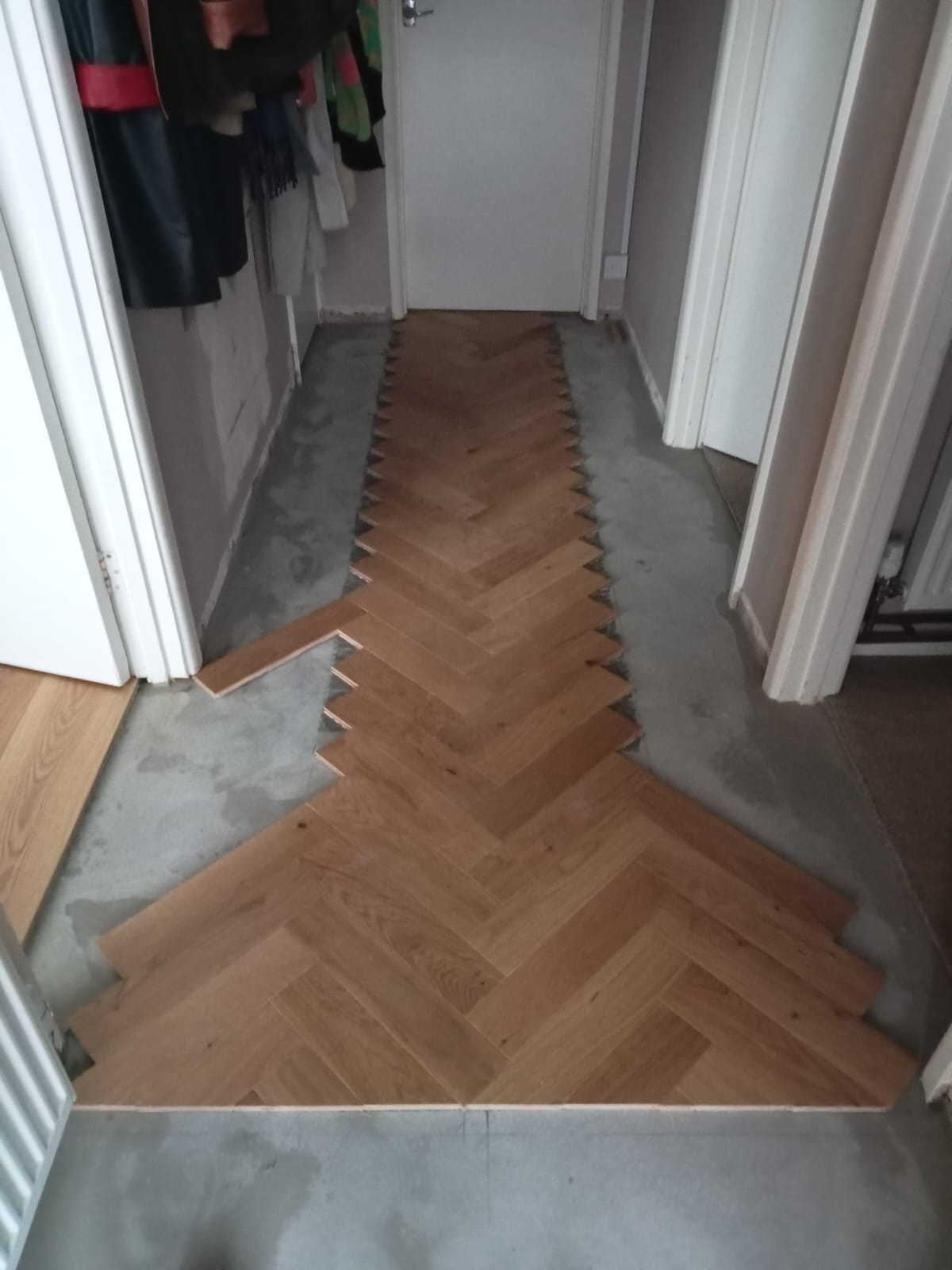 Rustic Oak Plank & Parquet Wood Flooring Installed, Amesbury