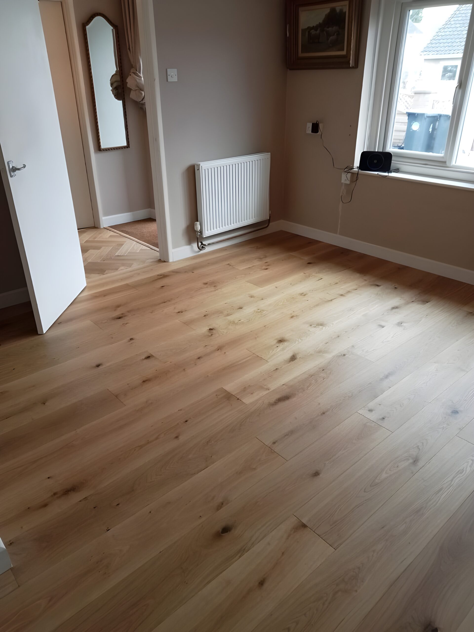 Rustic Oak Plank & Parquet Wood Flooring Installed, Amesbury