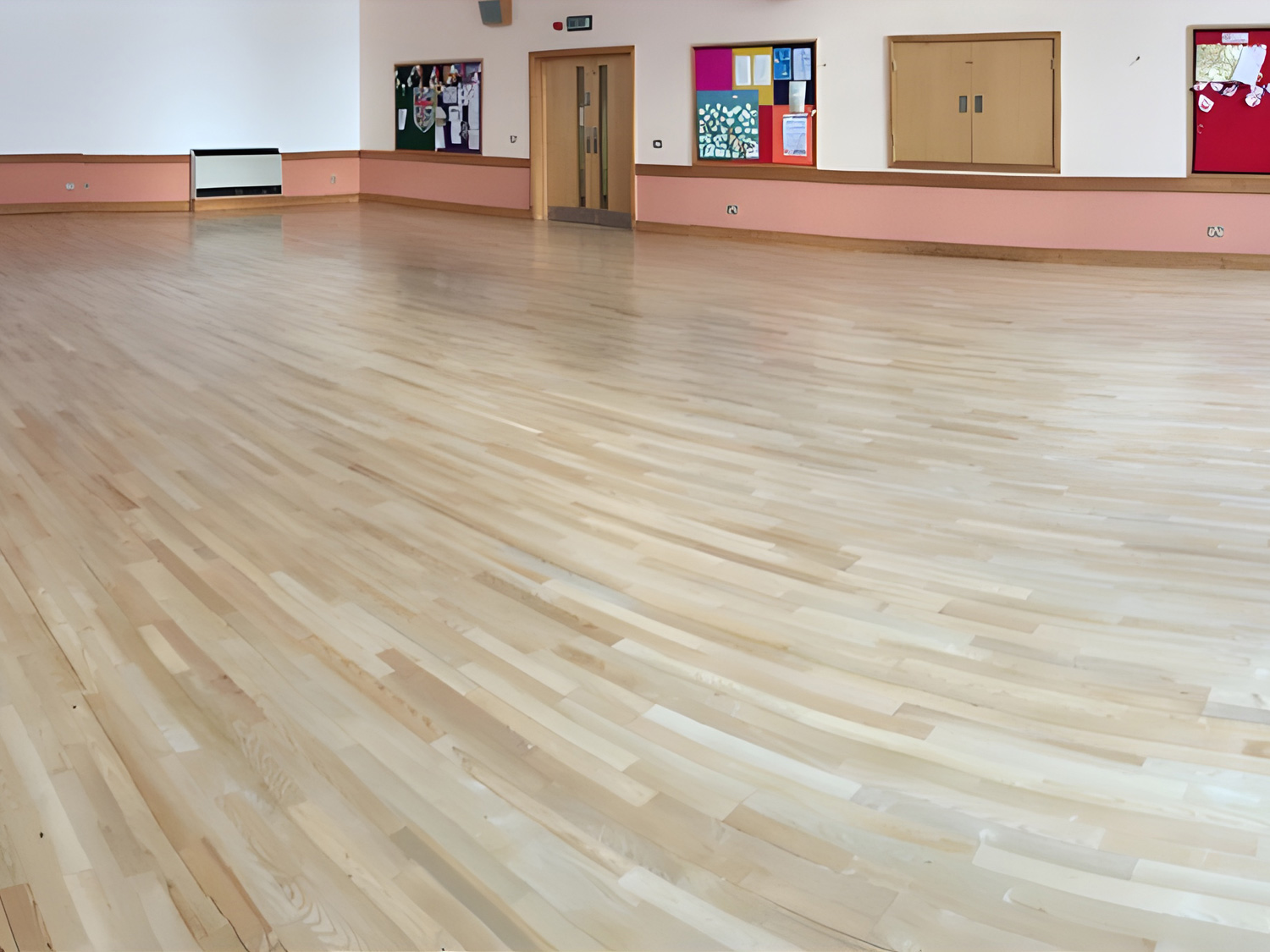 Salisbury methodist church flooring after restoration