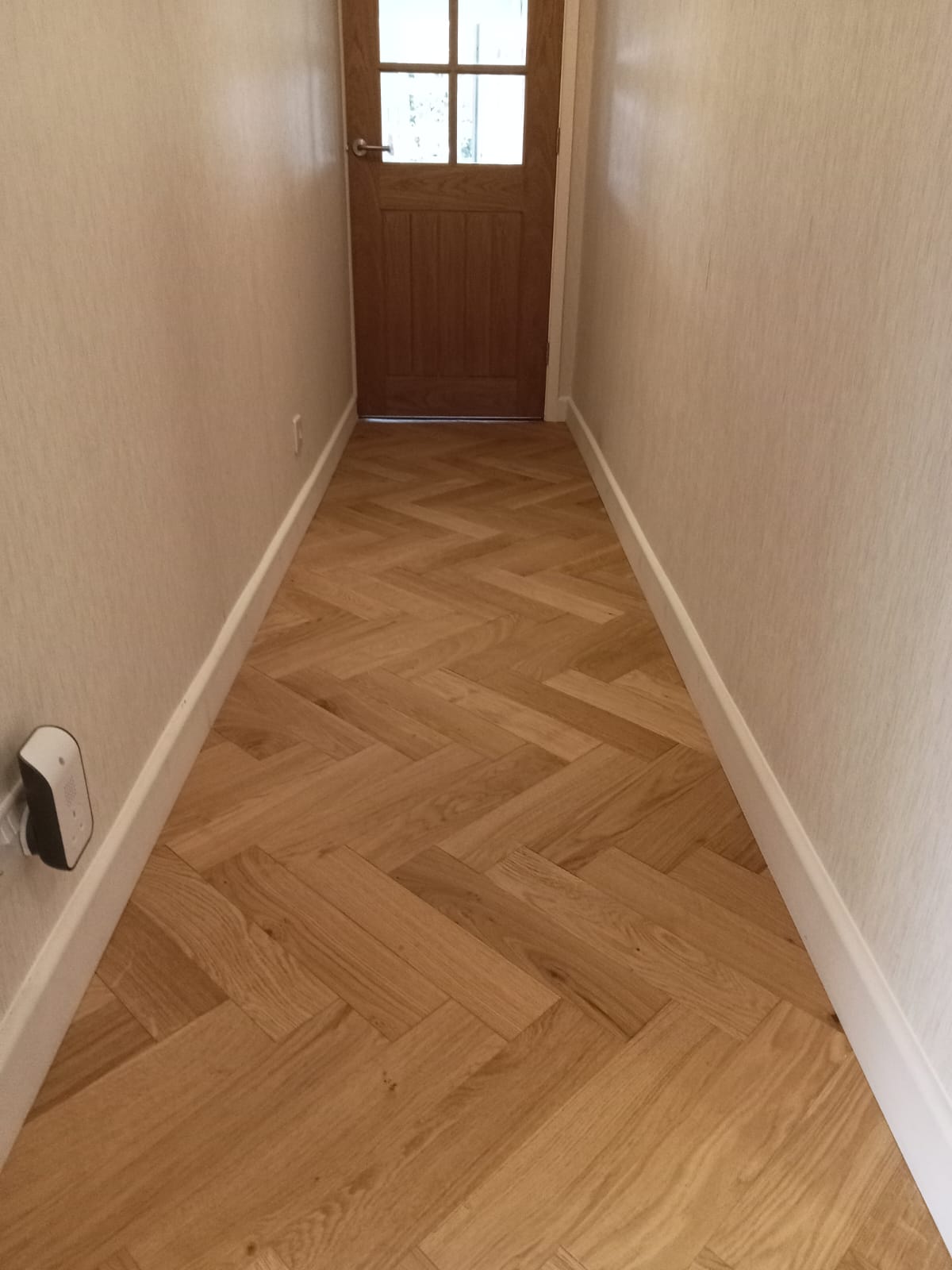 Rustic Oak Herringbone Parquet Flooring, Southampton
