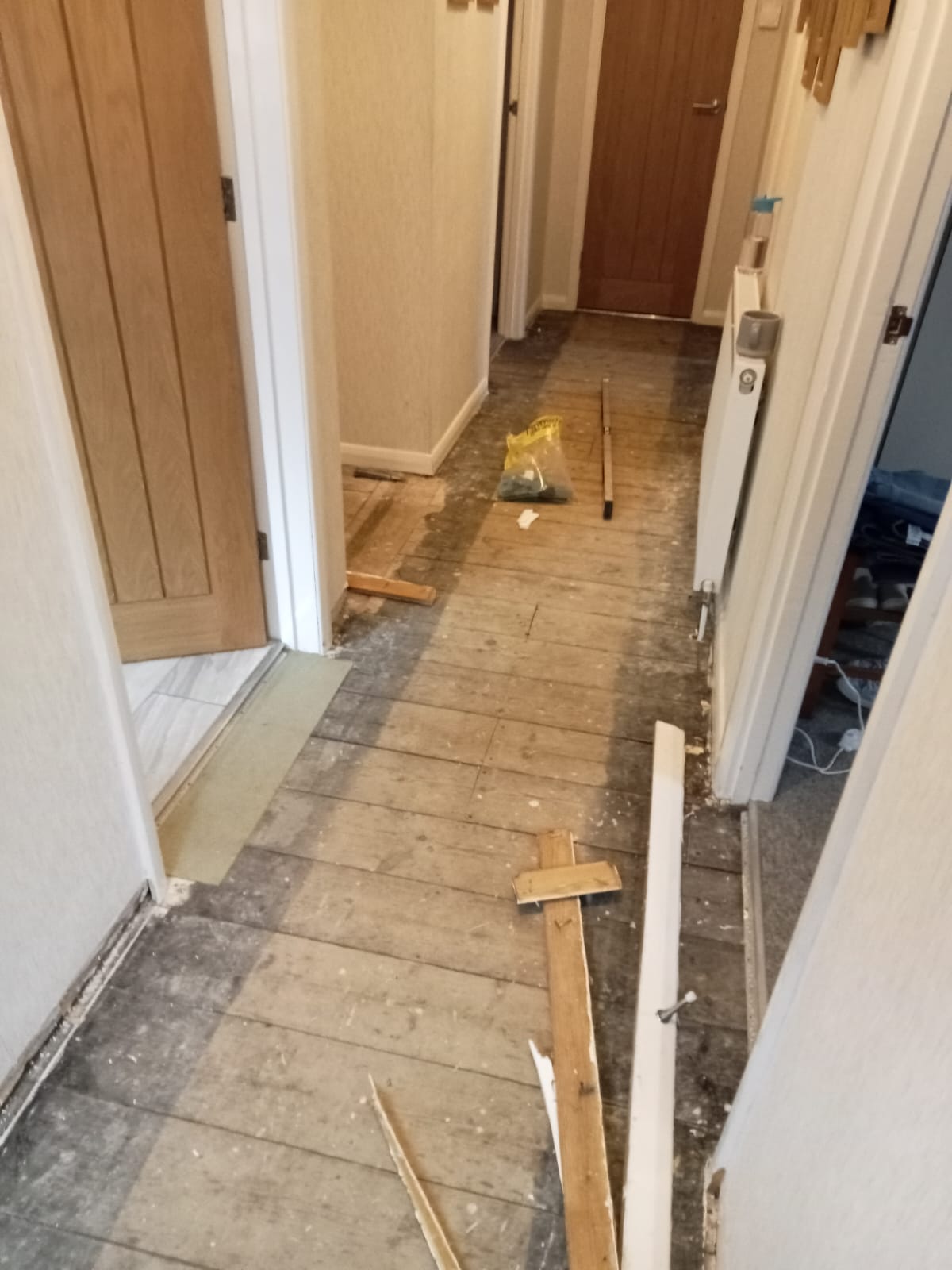 Rustic Oak Herringbone Parquet Flooring, Southampton