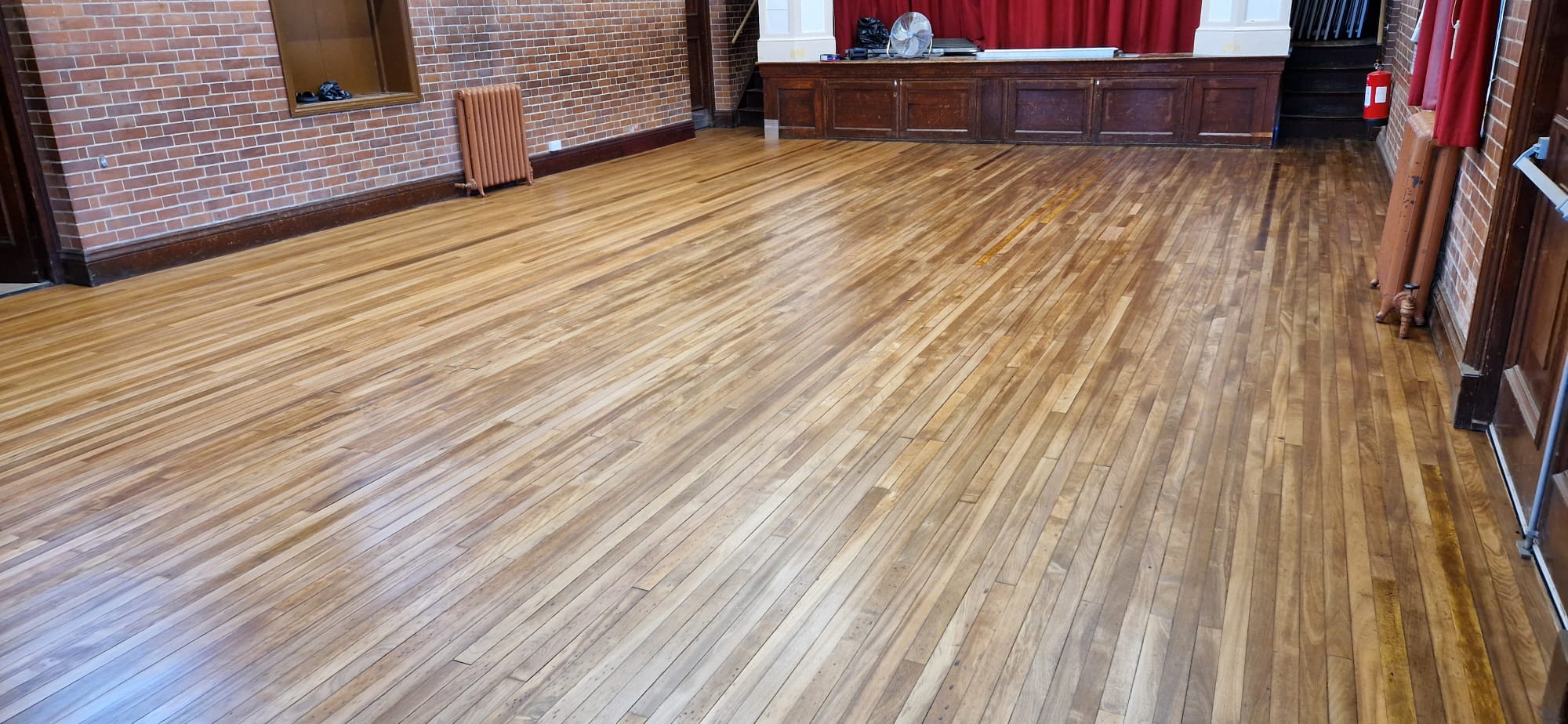 Wood Floor Sanding & Restoration at Hulse Hall, Breamore