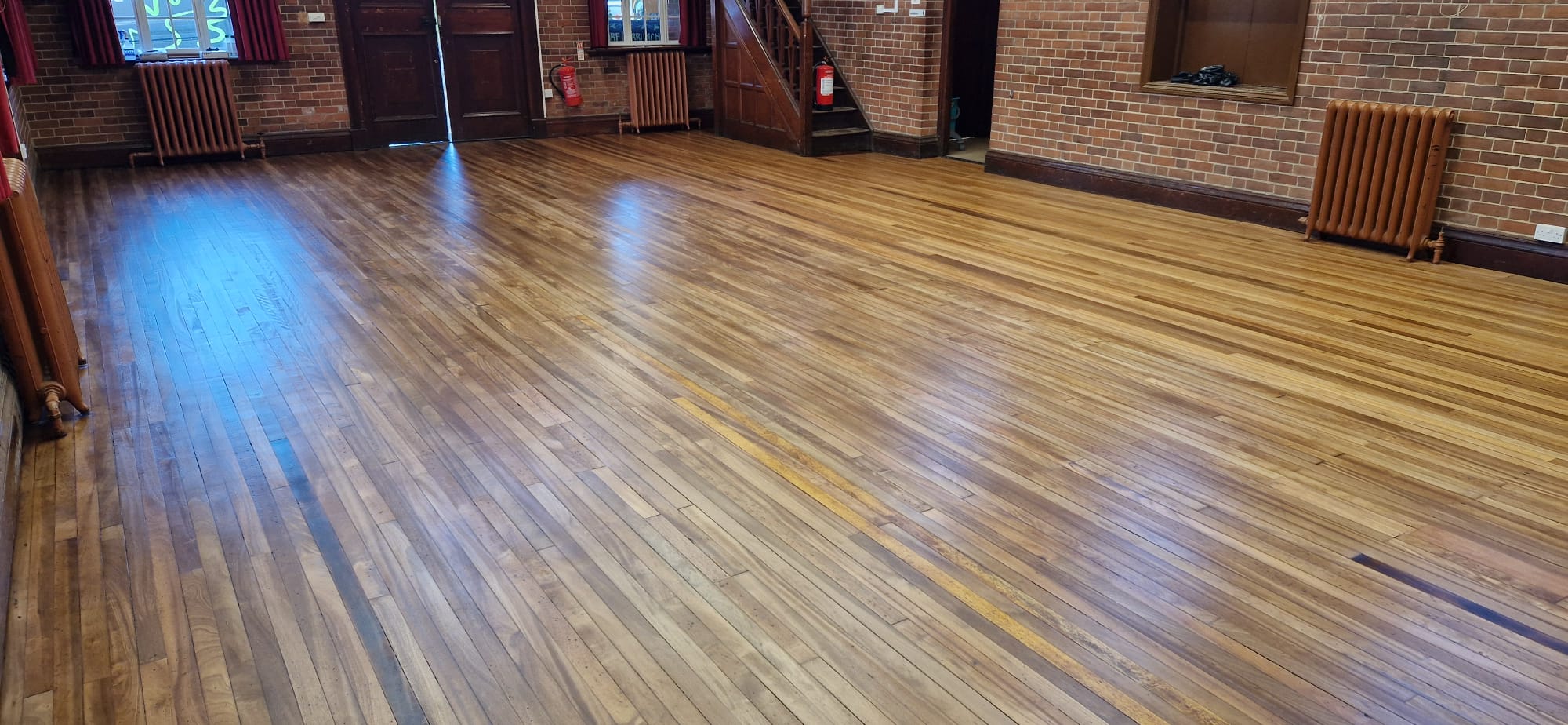 Wood Floor Sanding & Restoration at Hulse Hall, Breamore