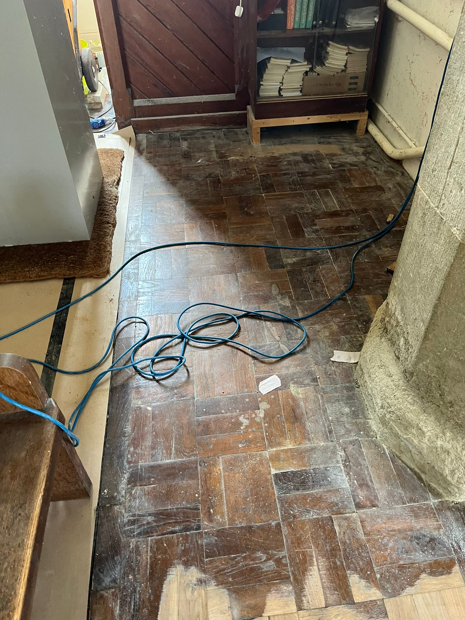 Church Wood Floor Sanded & Restored, St James’ Church, Ansty, Salisbury