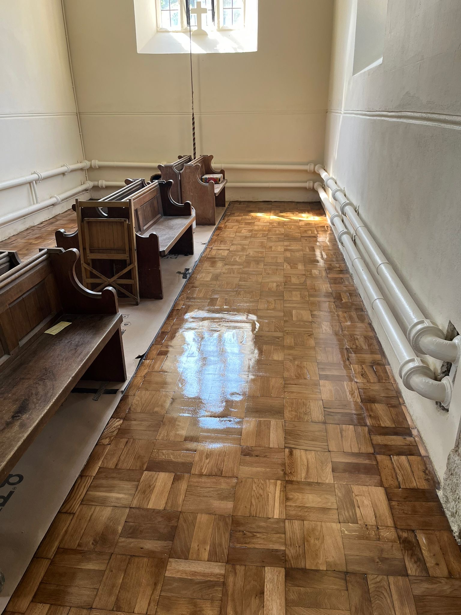 Church Wood Floor Sanded & Restored, St James’ Church, Ansty, Salisbury
