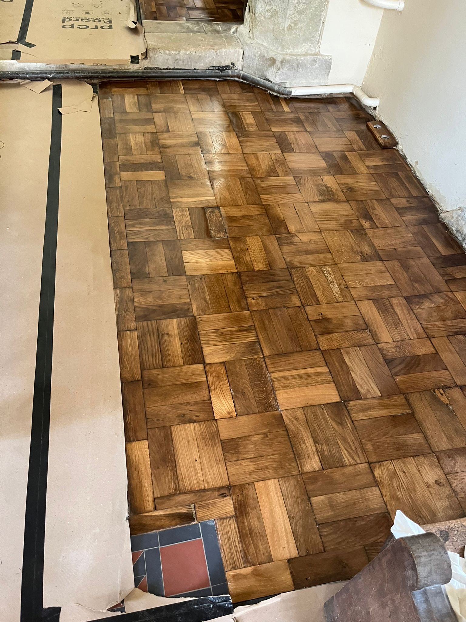 Church Wood Floor Sanded & Restored, St James’ Church, Ansty, Salisbury
