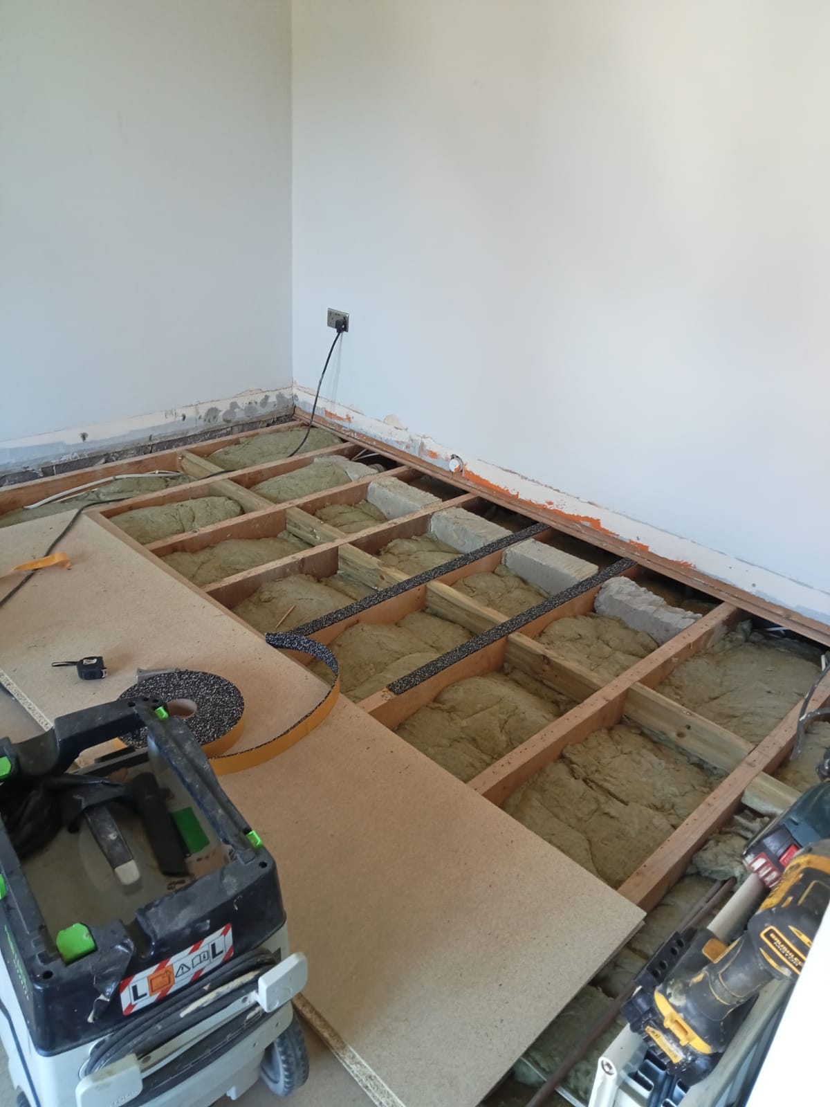 Ripped & Cracked Oak Plank Wood Flooring Fitted, Southampton