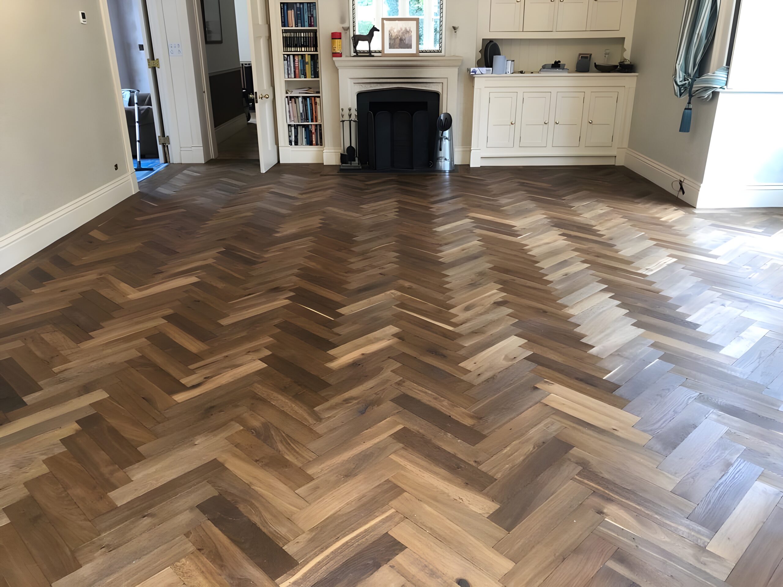 Versailles & Herringbone Parquet Wood Flooring Installed, Southampton