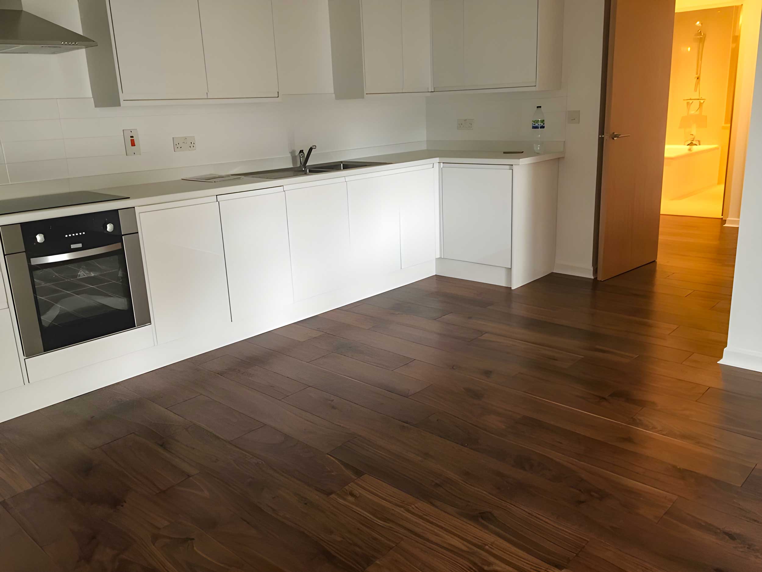 Walnut wood flooring installed Wiltshire