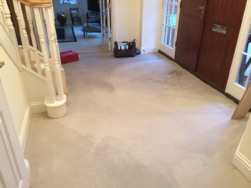 White wash oiled oak wood flooring installed in Trowbridge