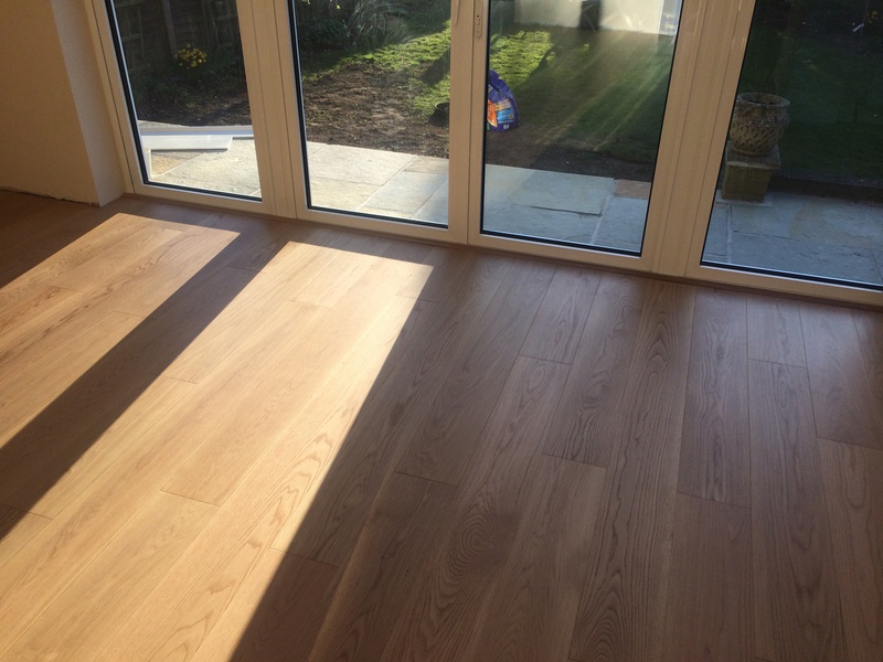 Prime oak wood floor installed in Downton, Salisbury