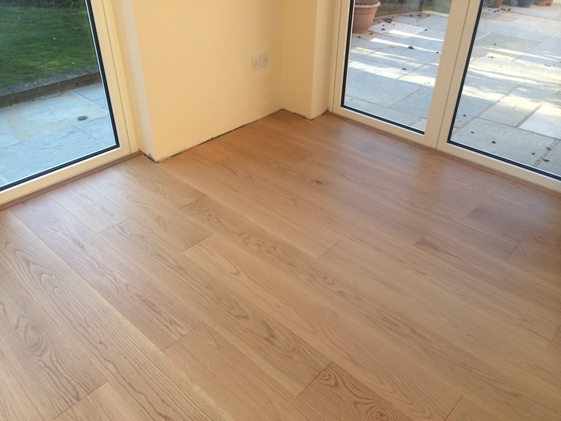 Prime oak wood floor installed in Downton, Salisbury