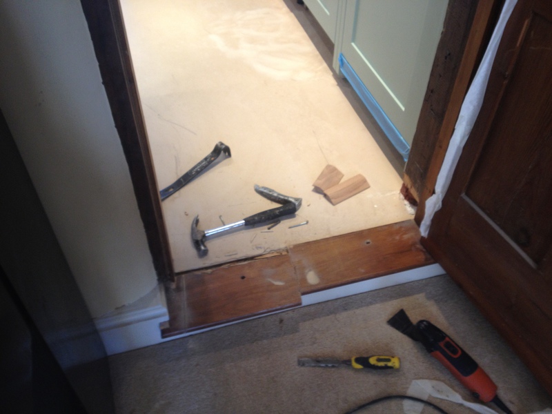 Installed Oak Engineered Plank Wood Flooring Stapleford, Salisbury