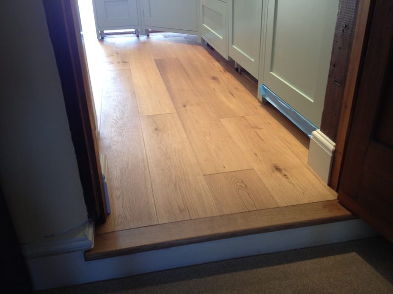 Installed Oak Engineered Plank Wood Flooring Stapleford, Salisbury