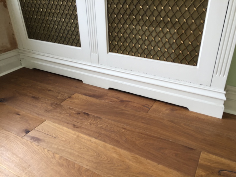 Smoked & Distressed Engineered Oak Plank Wood Flooring, Blandford, Dorset