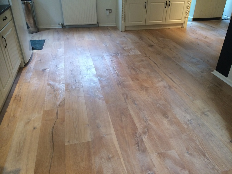 Ripped Oak Flooring from Railway Sleepers Installed, Ringwood