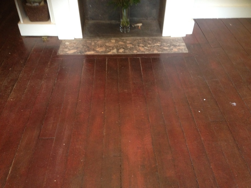 Floor sanding & sealing, solid oak strip flooring, southampton