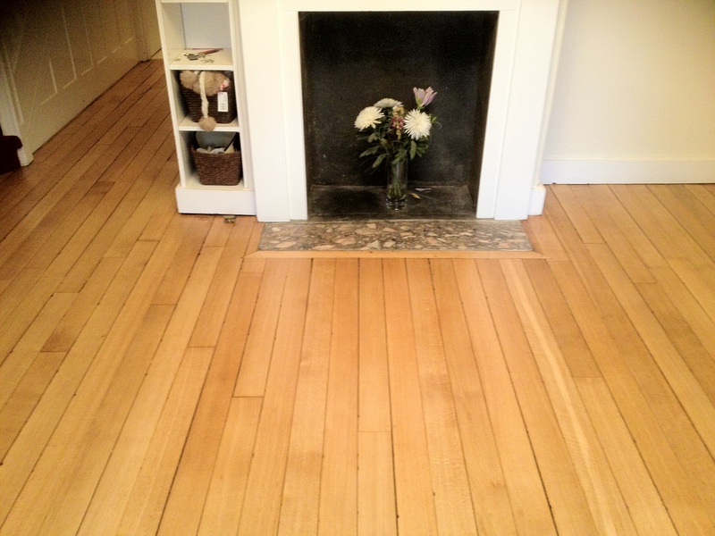 Floor sanding & sealing, solid oak strip flooring, southampton