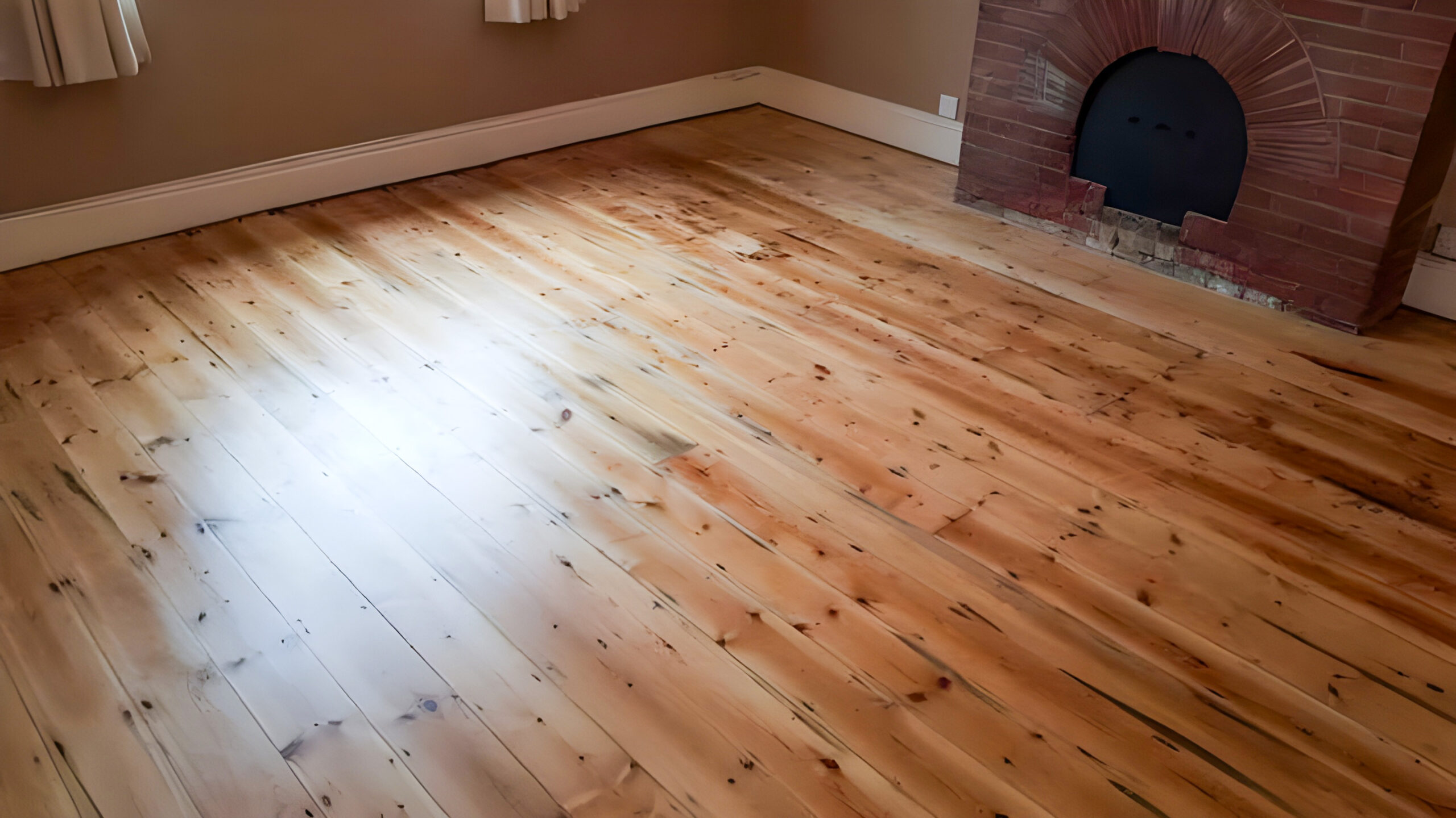 Pine Floorboard Sanding & Refinishing, Lymington