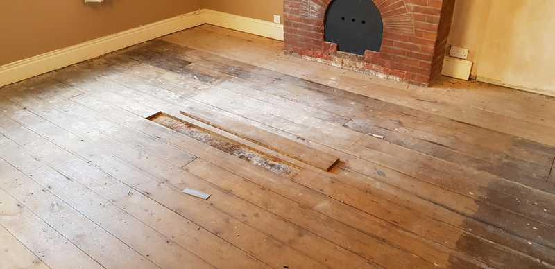 Pine Floorboard Sanding & Refinishing, Lymington