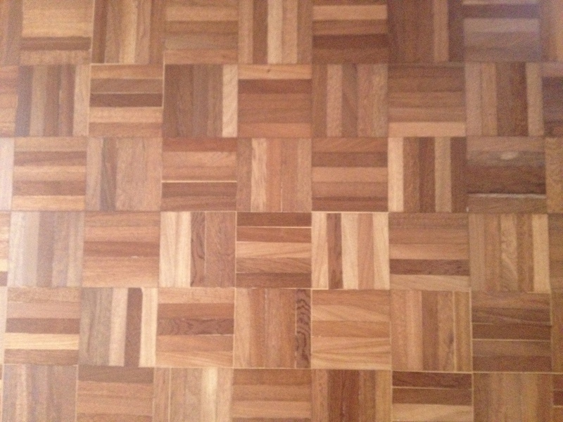 exotic hardwood mosaic parquet sanded & filled, blandford forum