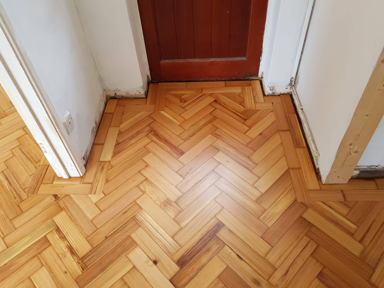 Reclaimed Pine Floor Fitted, Sanded & Finished, Fordingbridge