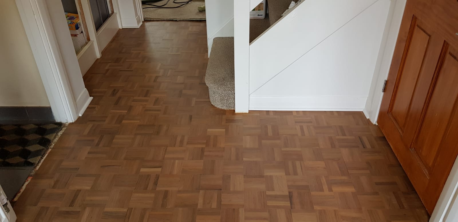 Mosaic Parquet Floor Restoration, Pewsey