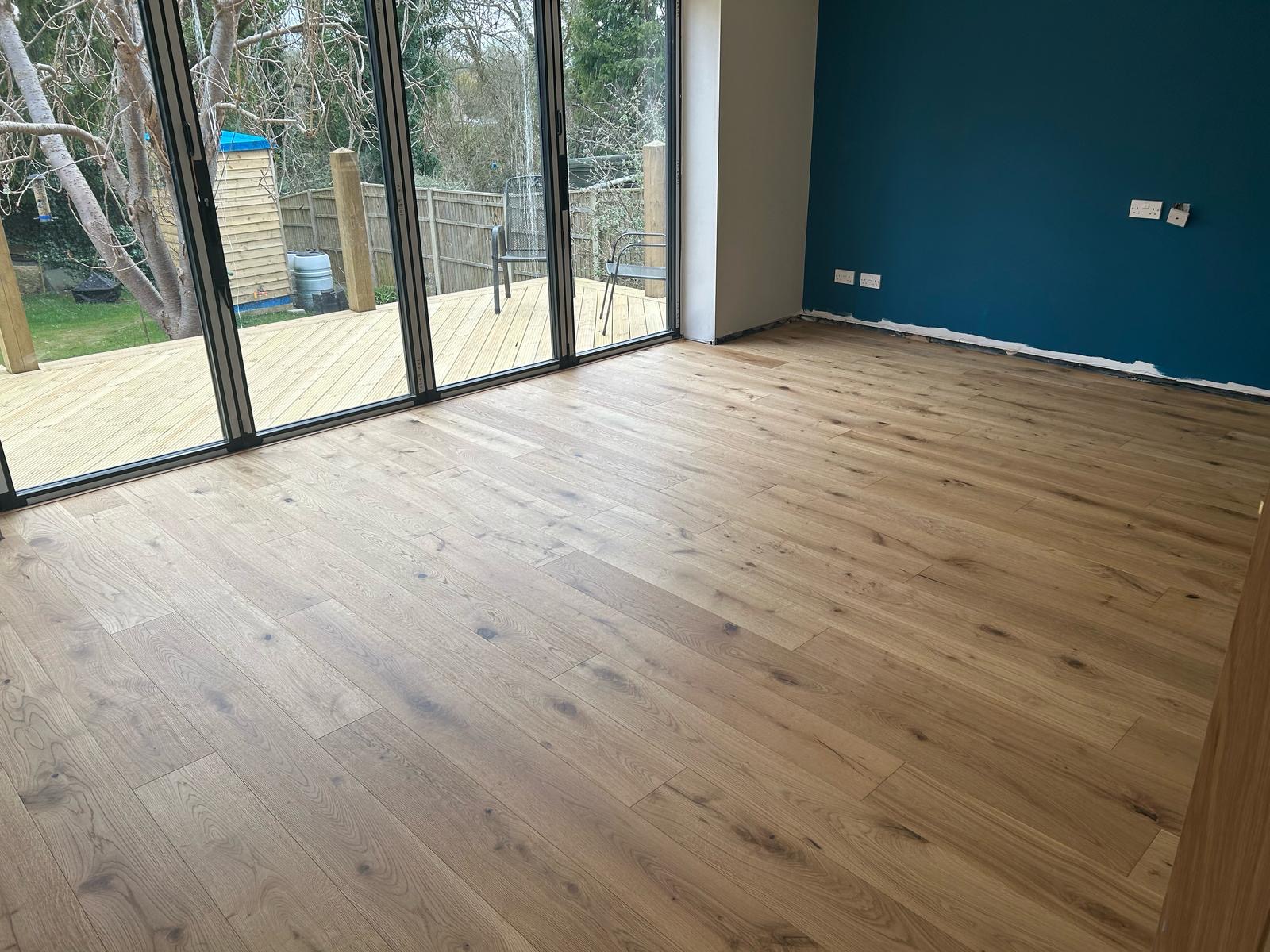 Rustic French Oak Plank Wood Flooring Supplied & Fitted, Salisbury