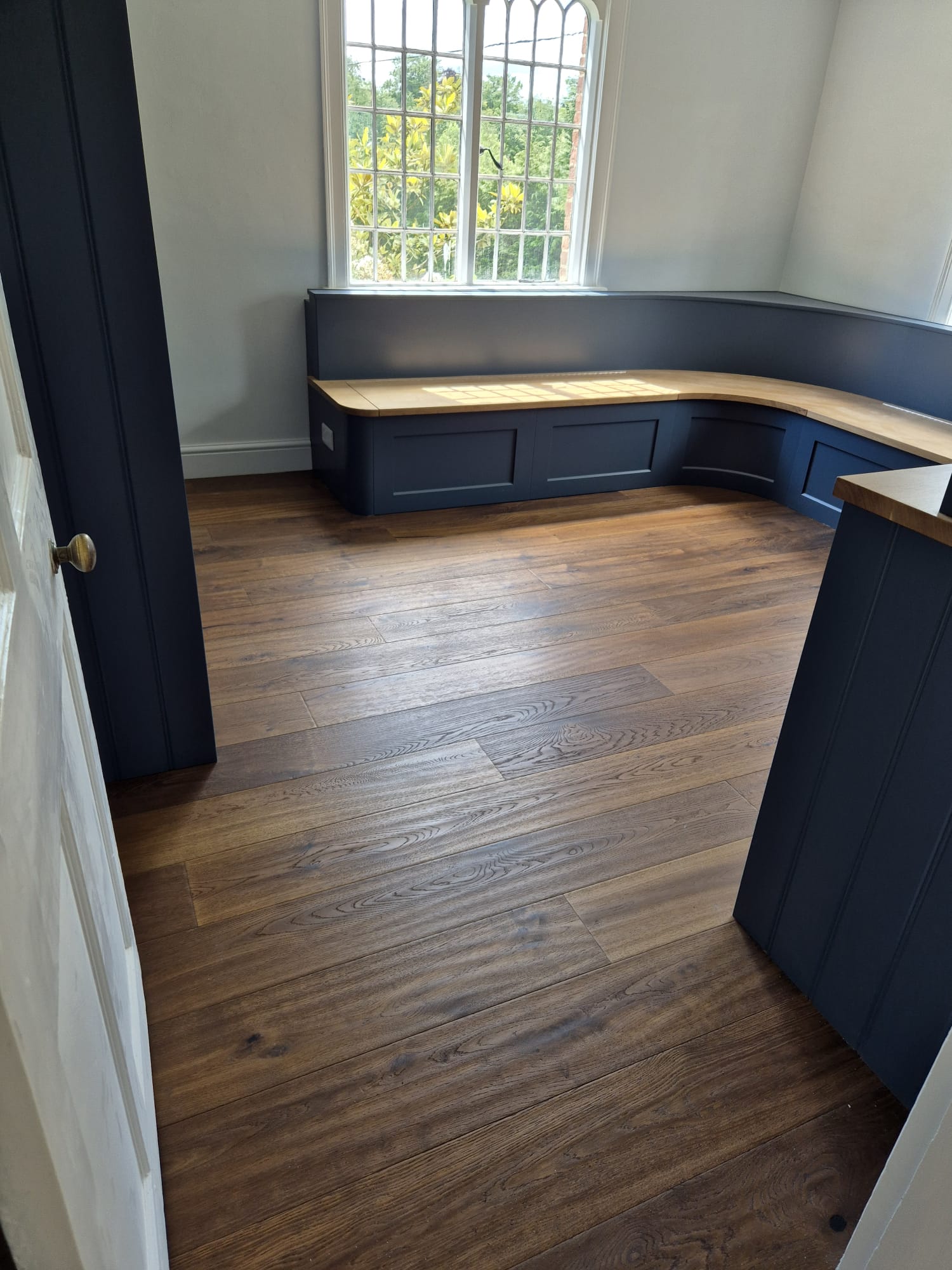 Gevrey Rustic European Oak Wood Flooring Installation, Salisbury