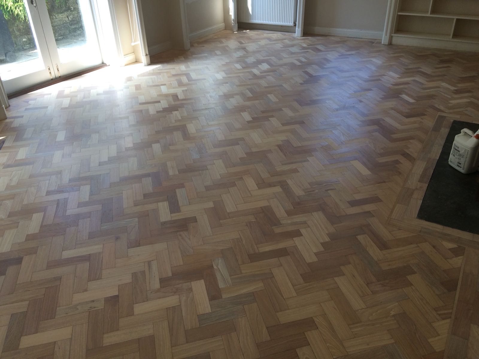 Herringbone Parquet Floor Restoration, Ringwood