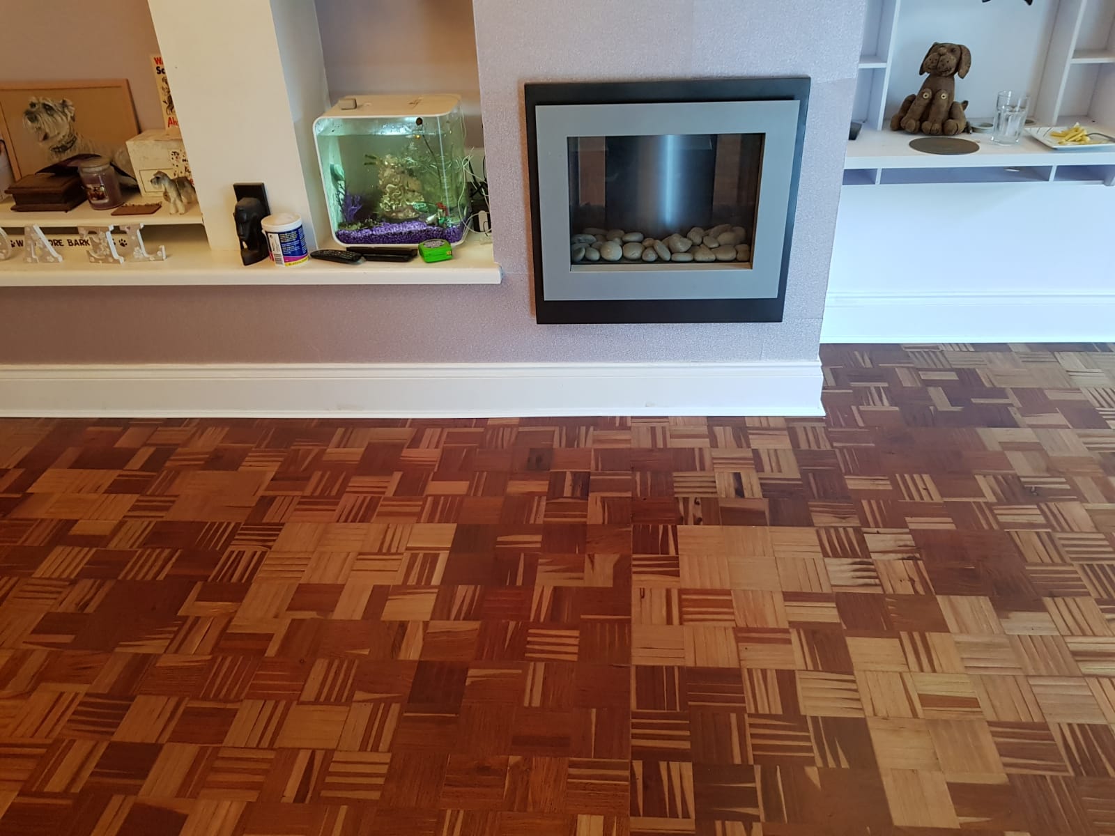 Unique Mosaic Parquet Floor Repaired & Restored, Christchurch