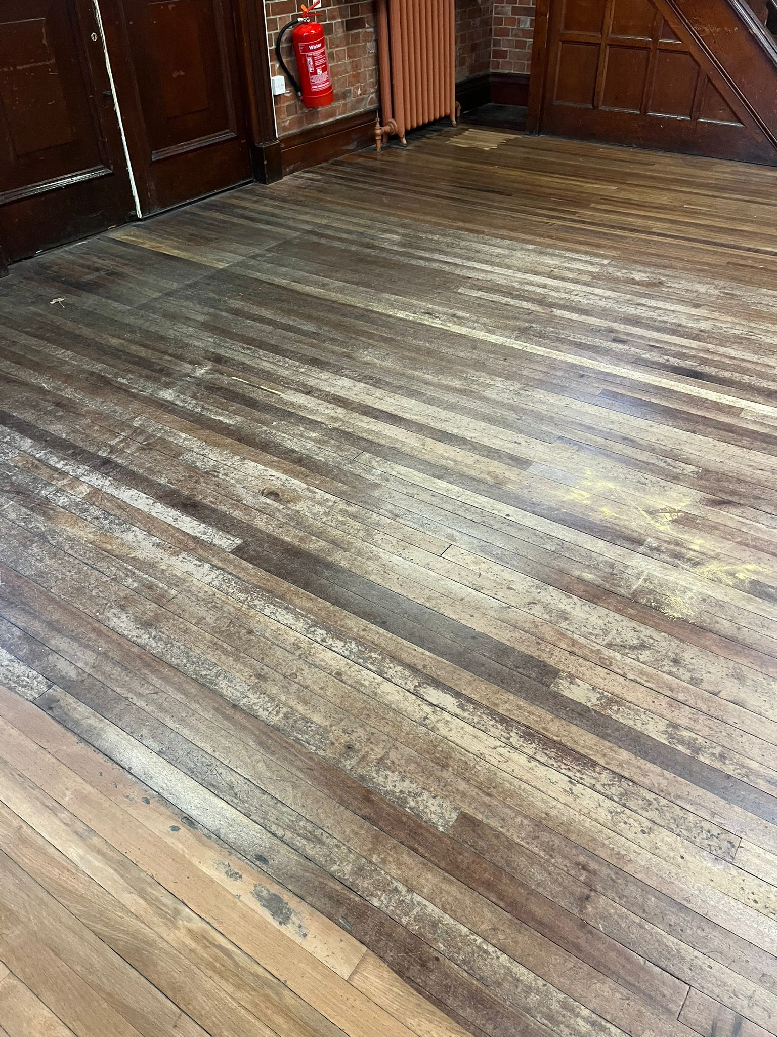 Wood Floor Sanding & Restoration at Hulse Hall, Breamore