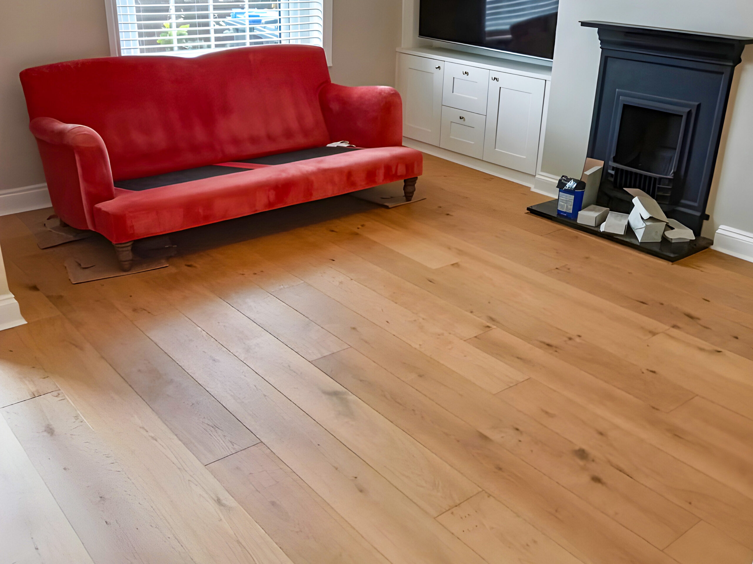 Supplied & Fitted Hunton Rustic Oak Plank Wood Flooring, Salisbury
