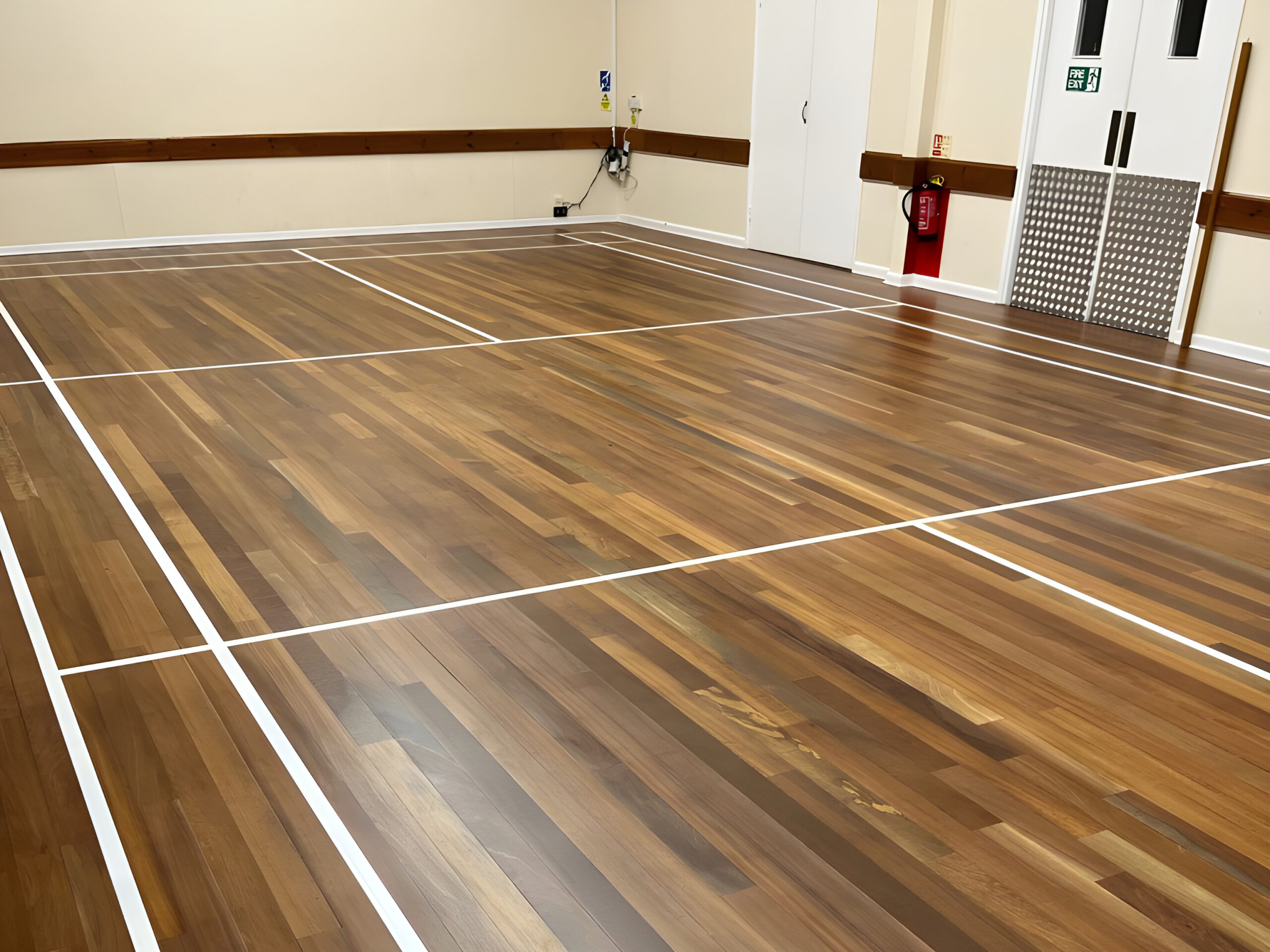 Idmiston Parish Memorial Hall Wood Floor Sanded & Restored, Salisbury