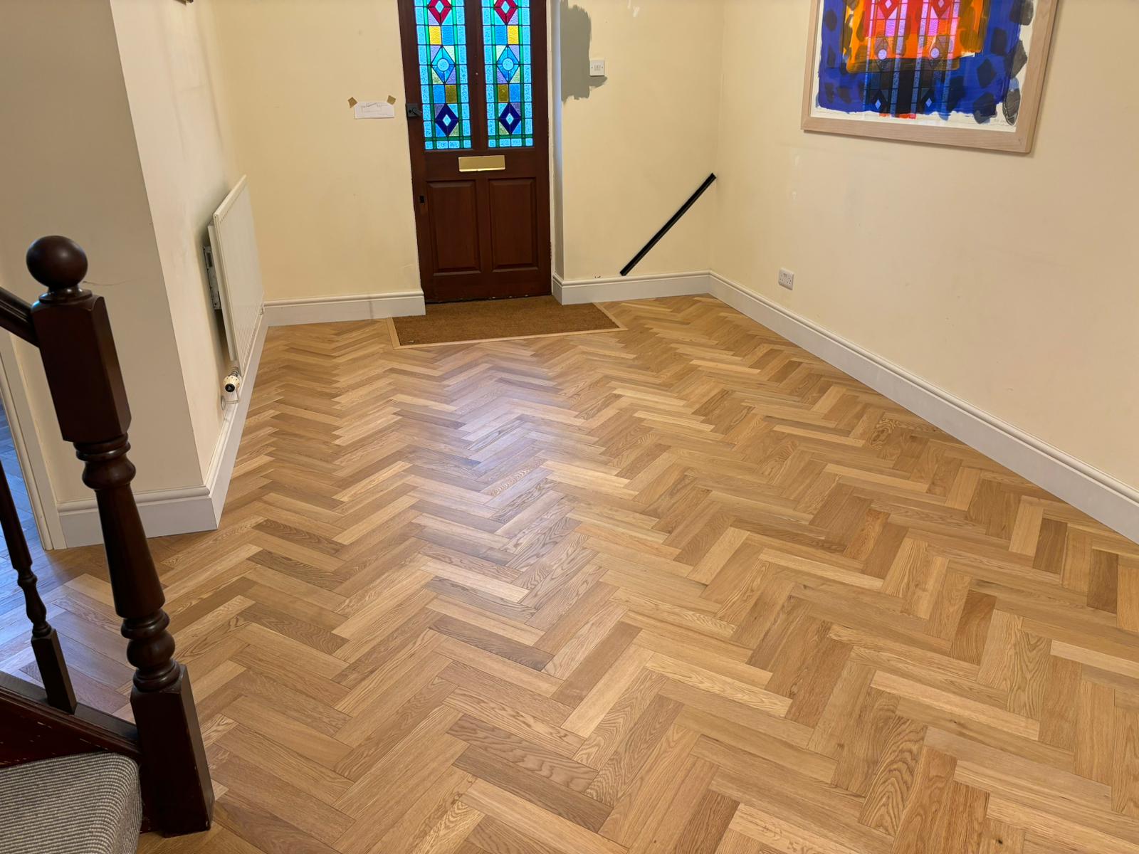 Select Oak Herringbone Parquet Flooring Supplied & Installed, Devizes